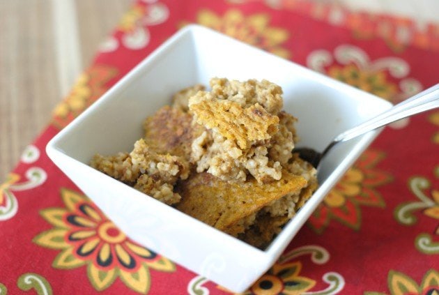 Baked Pumpkin Oatmeal
