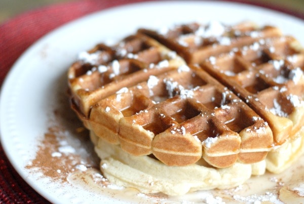 Gingerbread Waffles