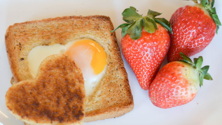 Image for Heart Shaped Eggs in a Basket