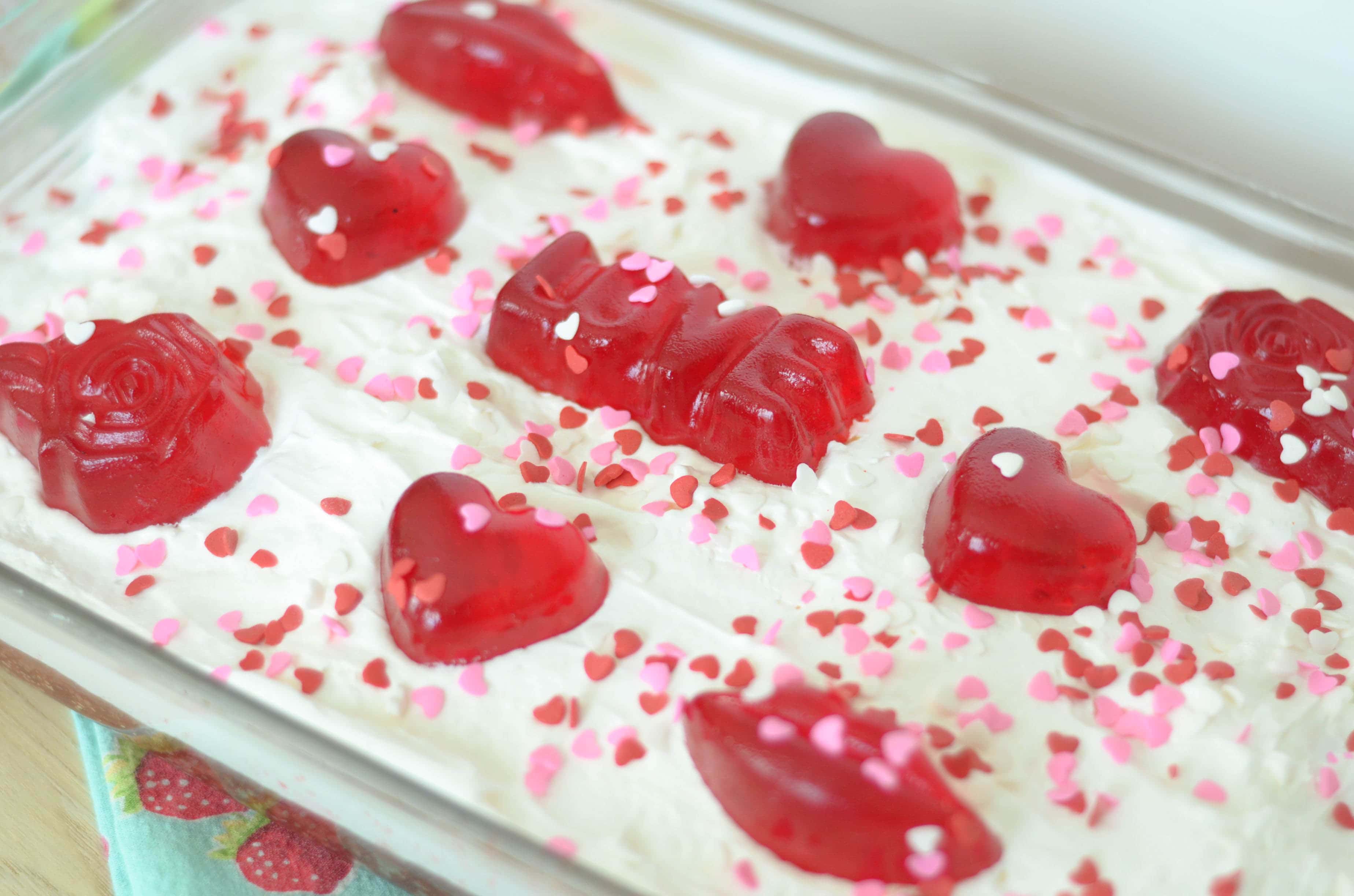 Valentine's Day Poke Cake