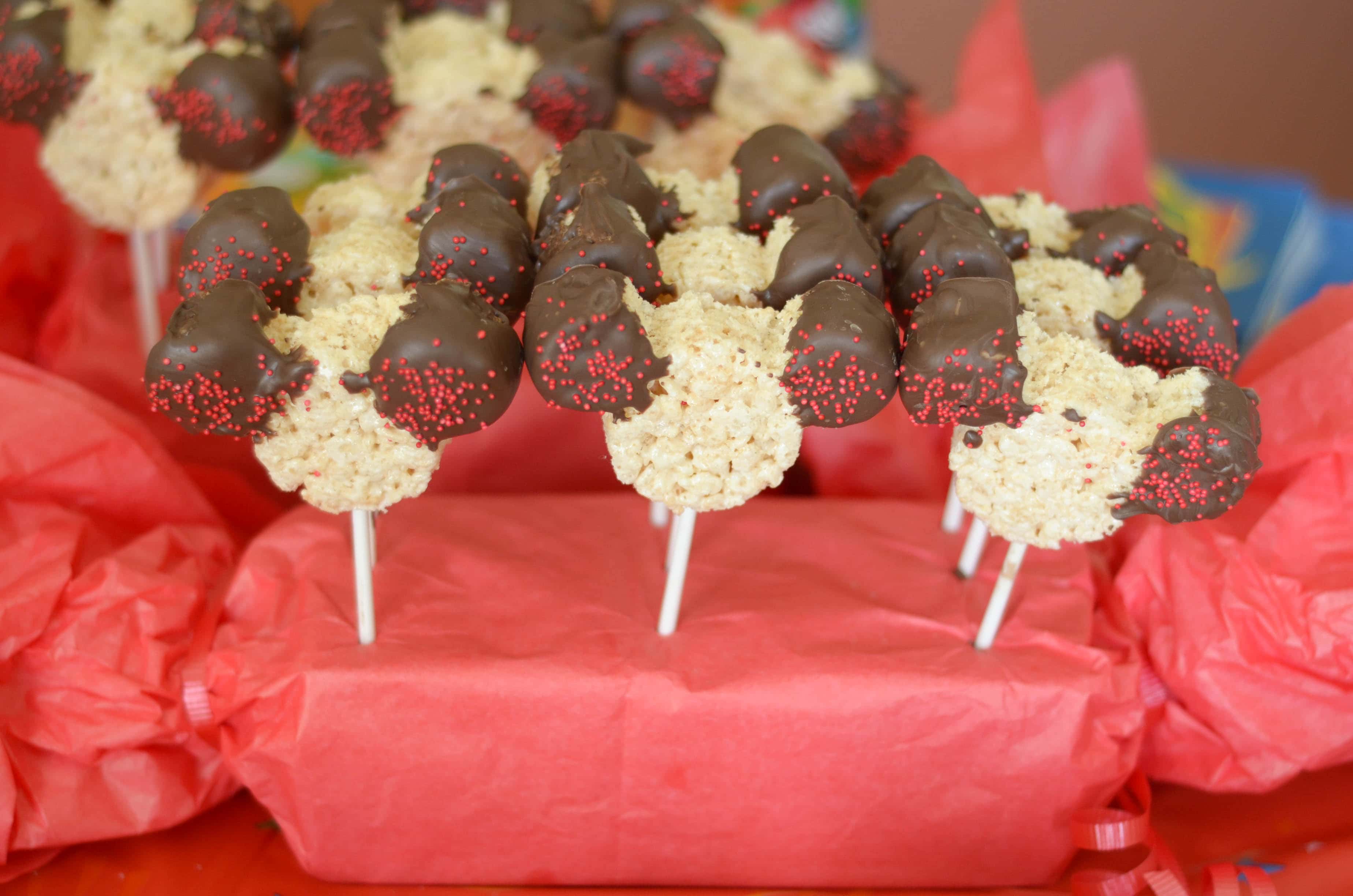 Mickey Mouse Rice Krispie Treats & Party