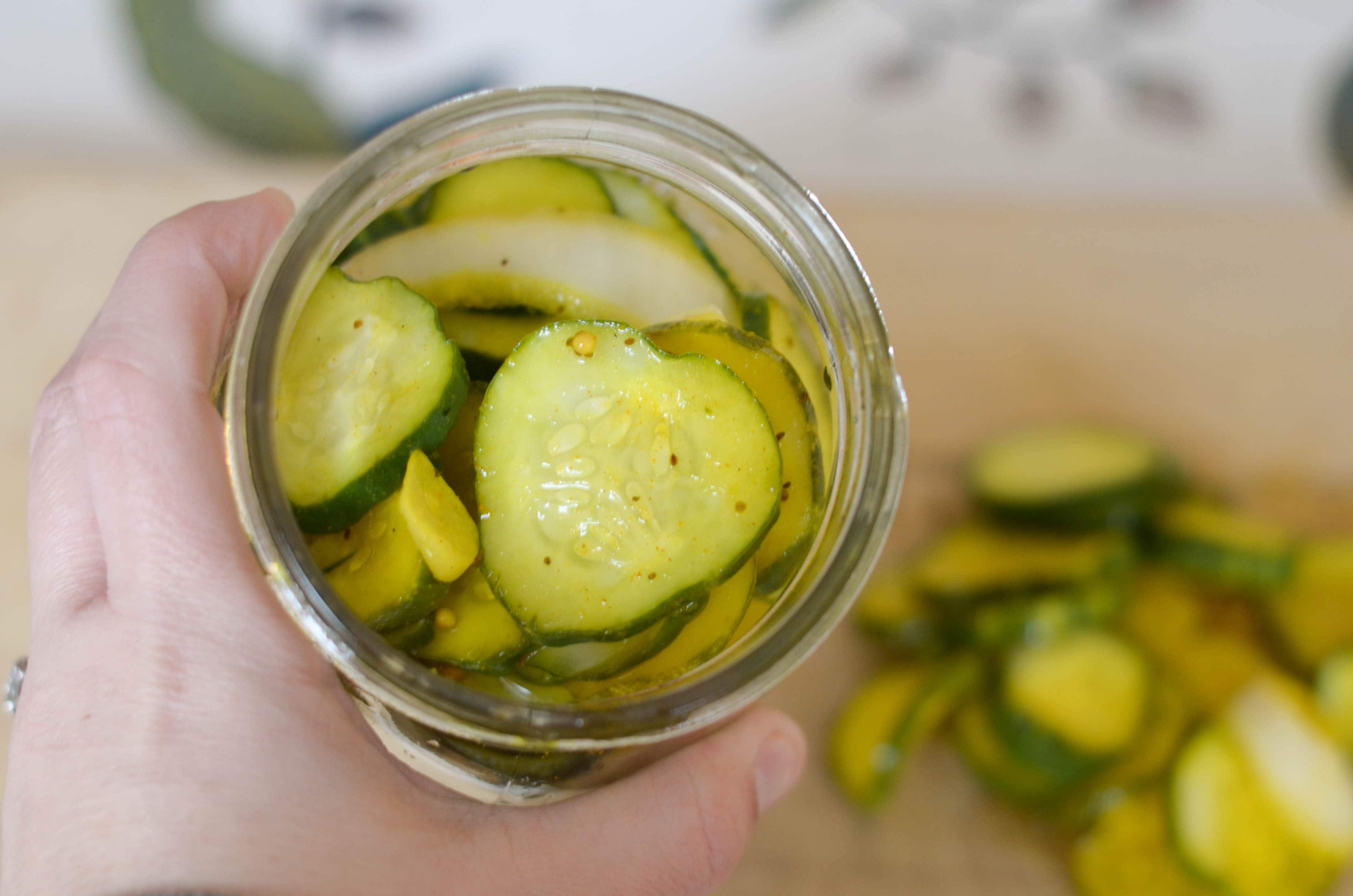 Easy Refrigerator Pickles
