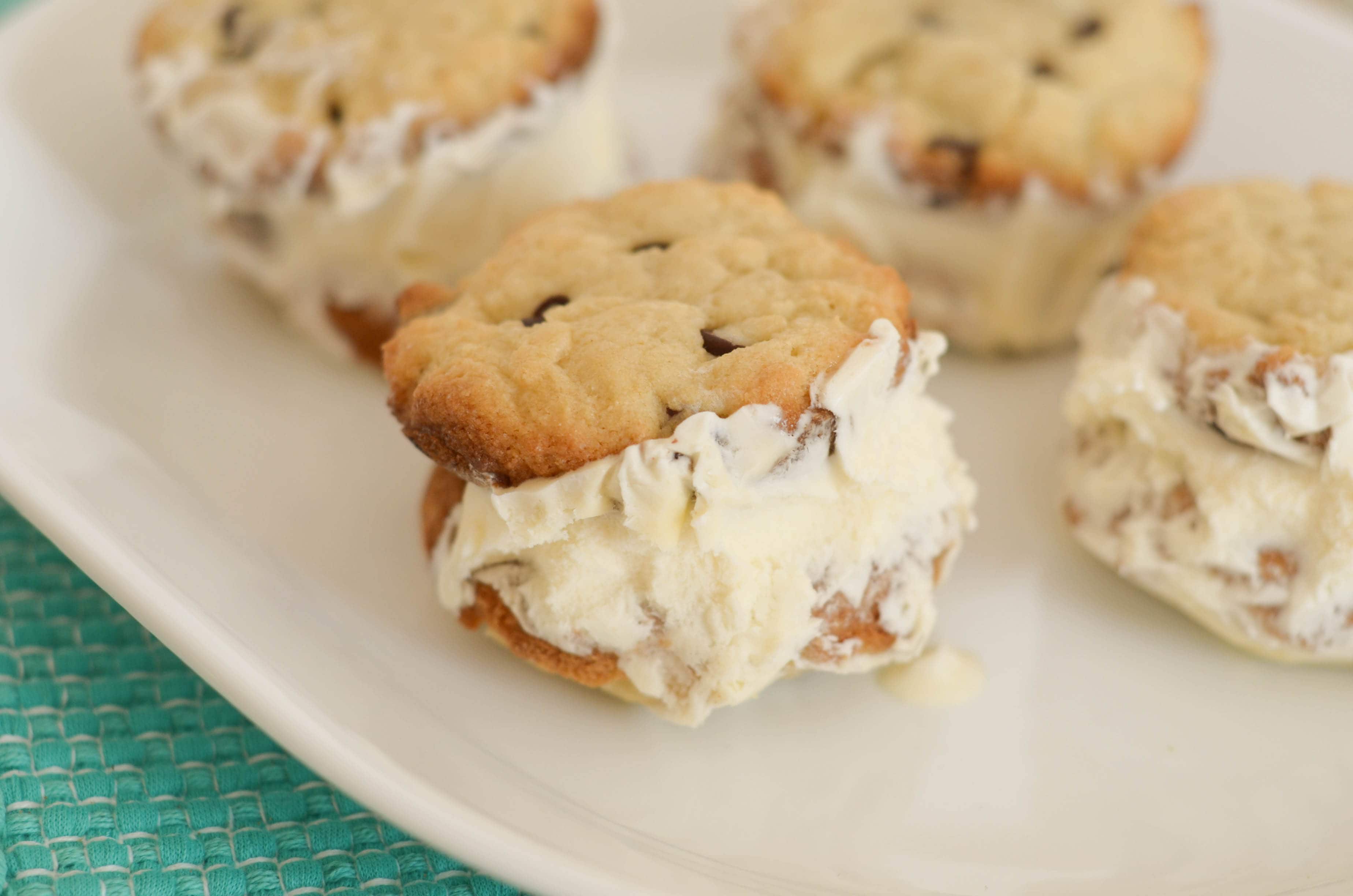 Gluten Free Ice Cream Cookie Sandwiches