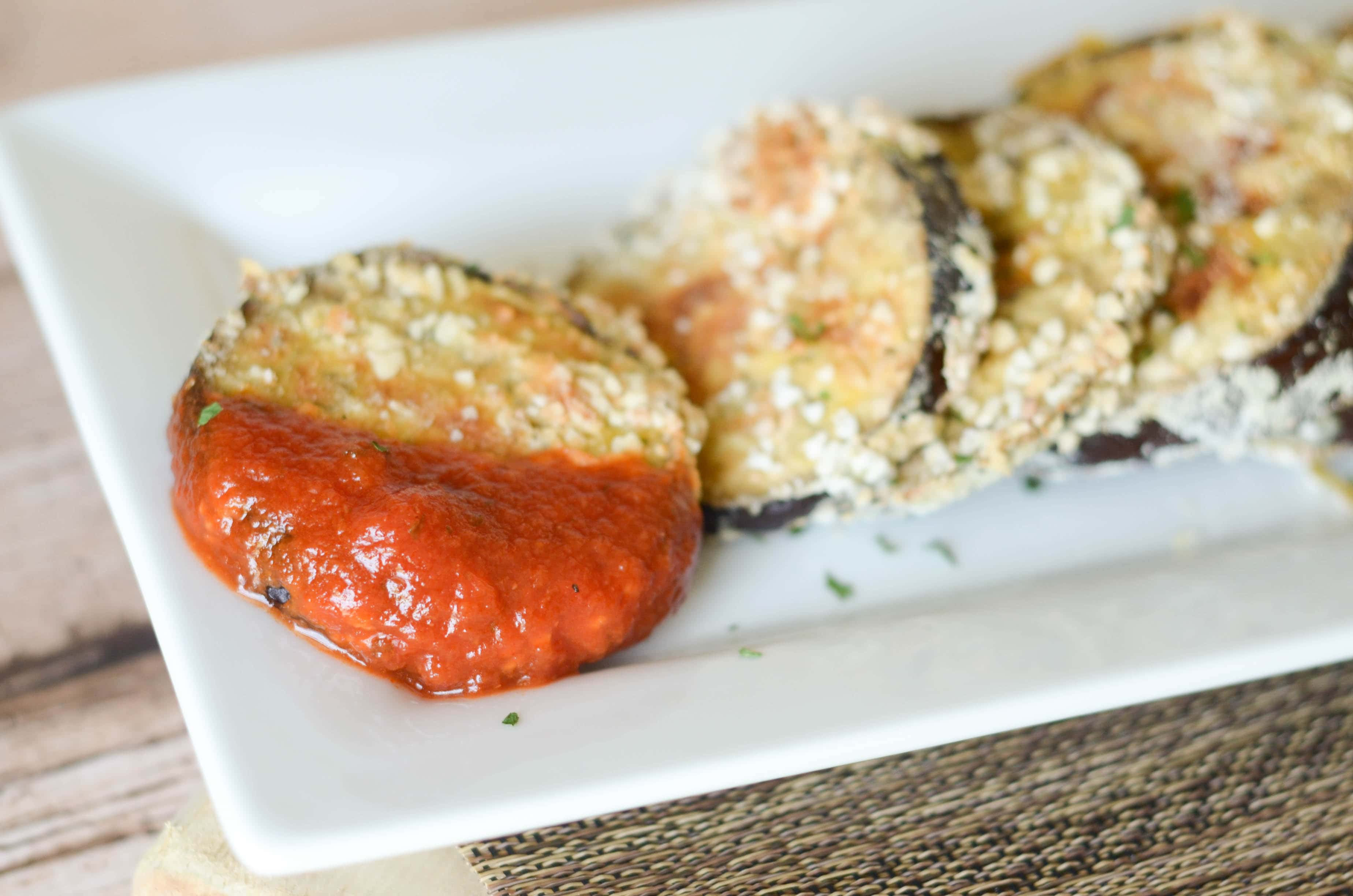 Baked Eggplant Bites
