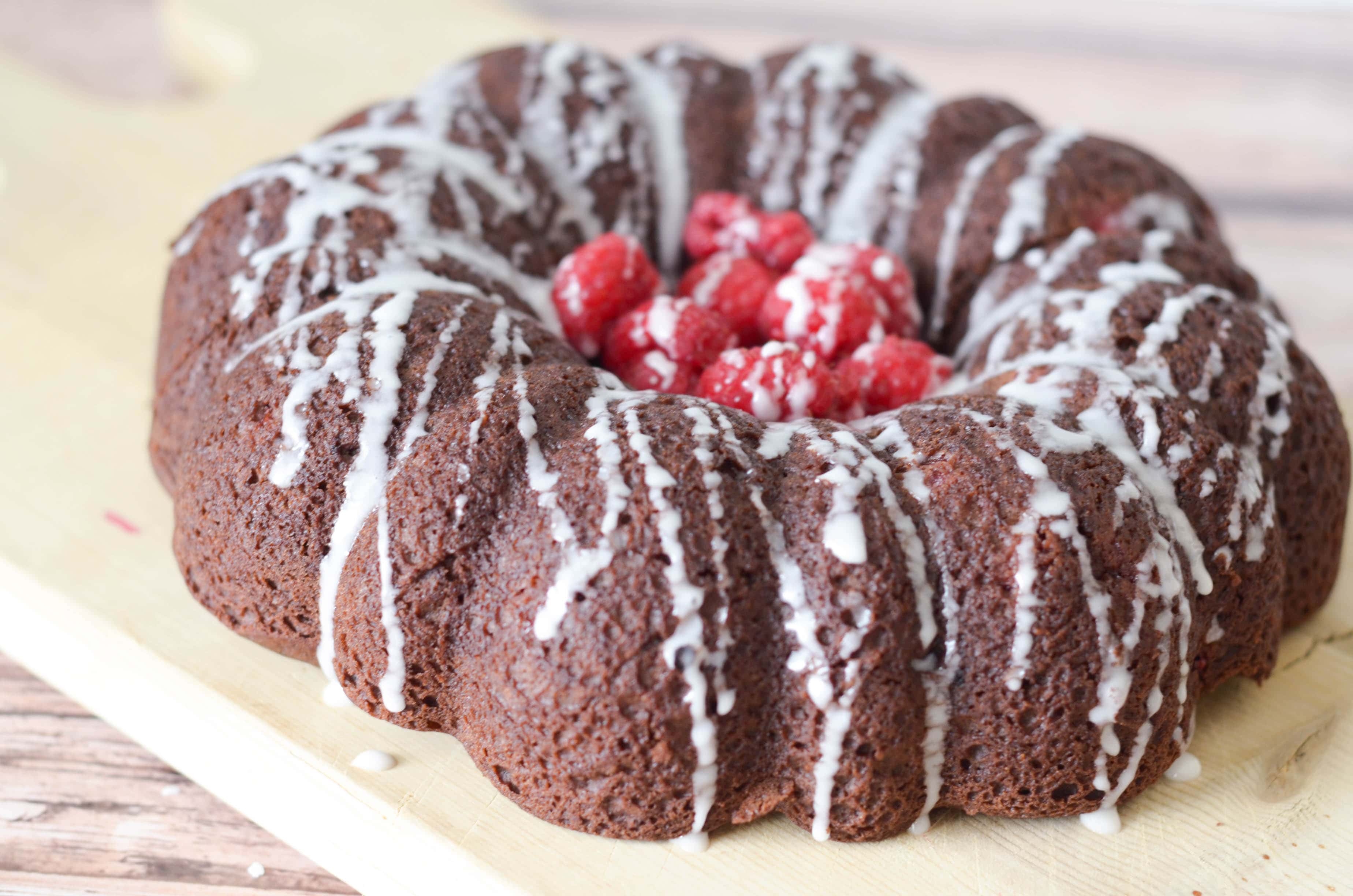 Raspberry Mocha Cake