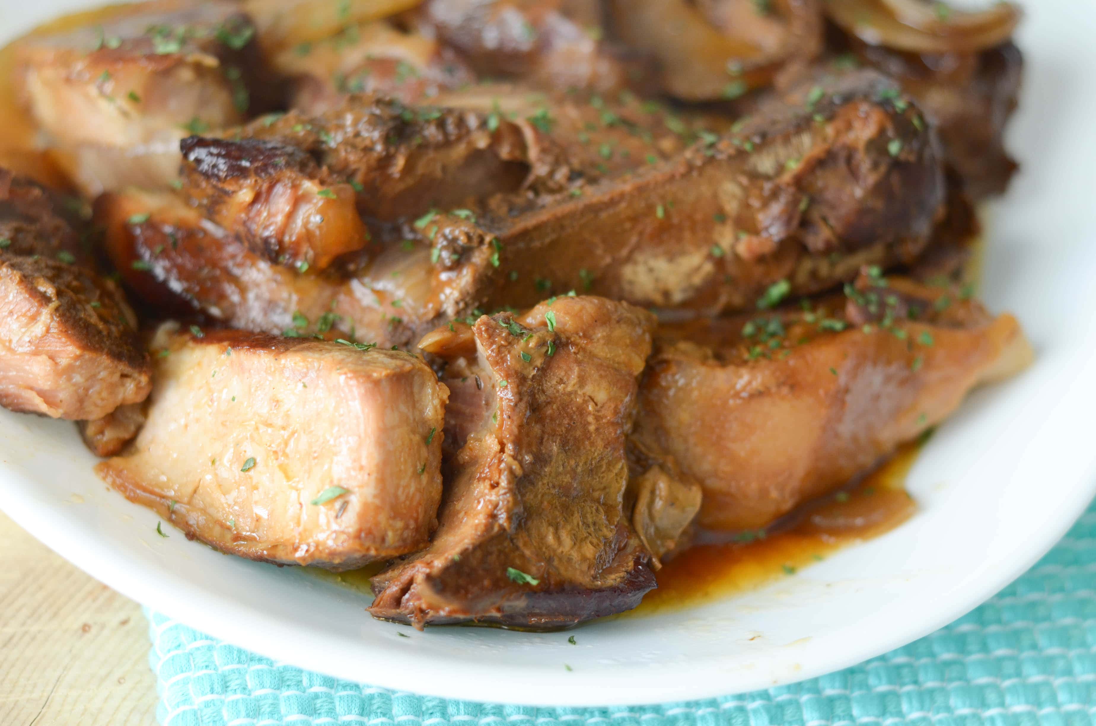 Slow Cooker Maple Honey Ribs