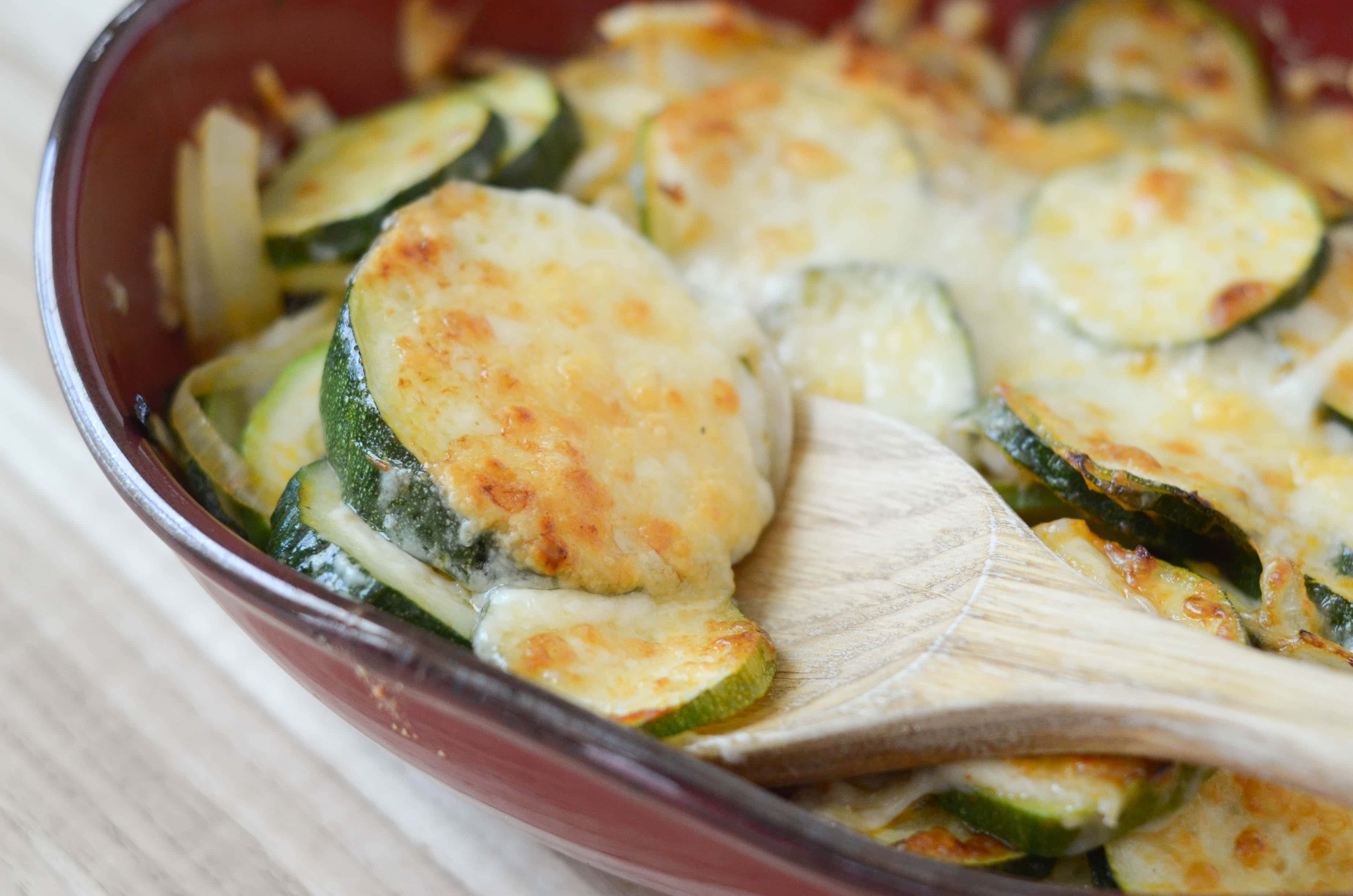 Zucchini & Onion Gratin