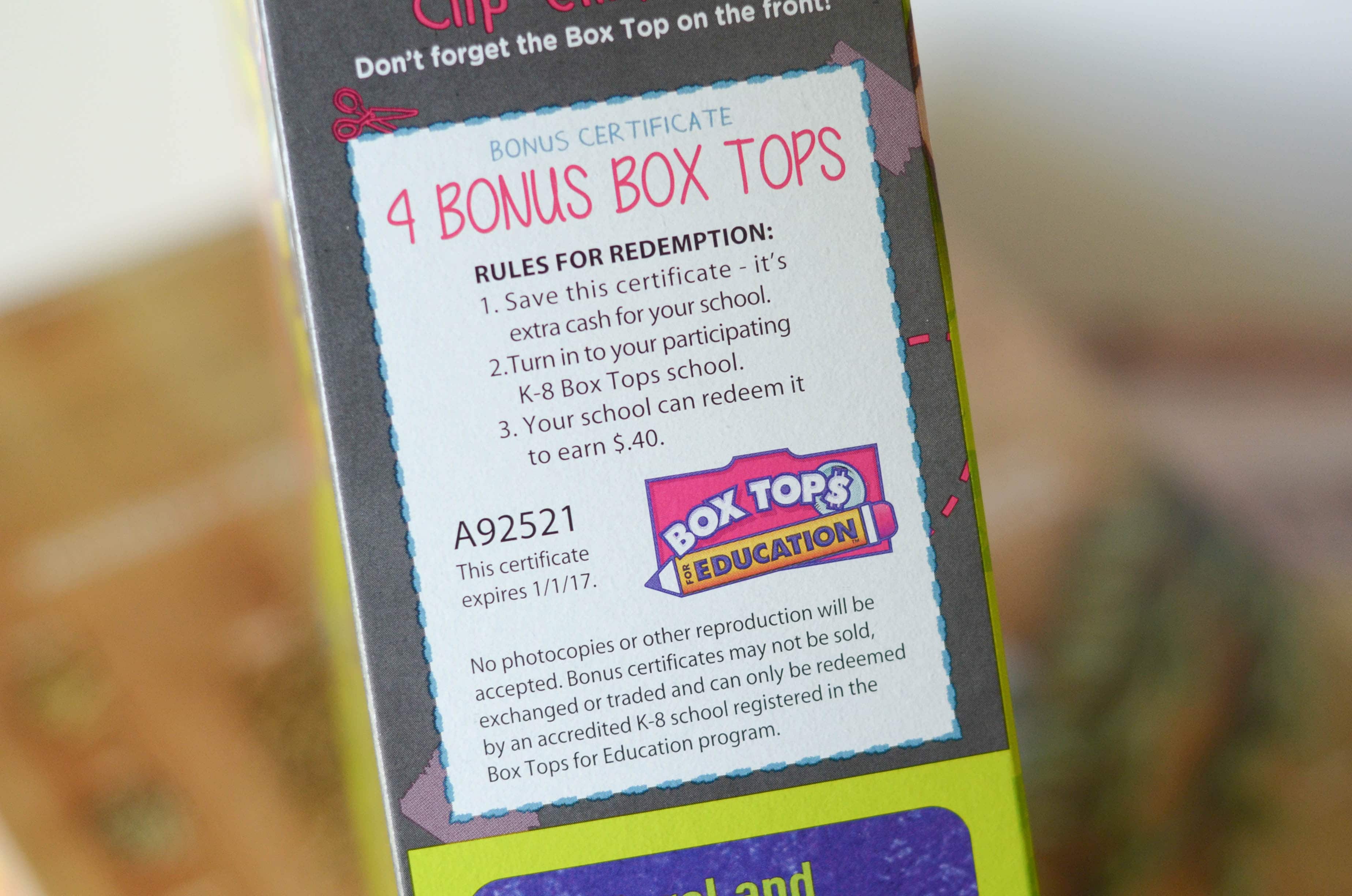 Save Big for a Bright Future with Box Tops