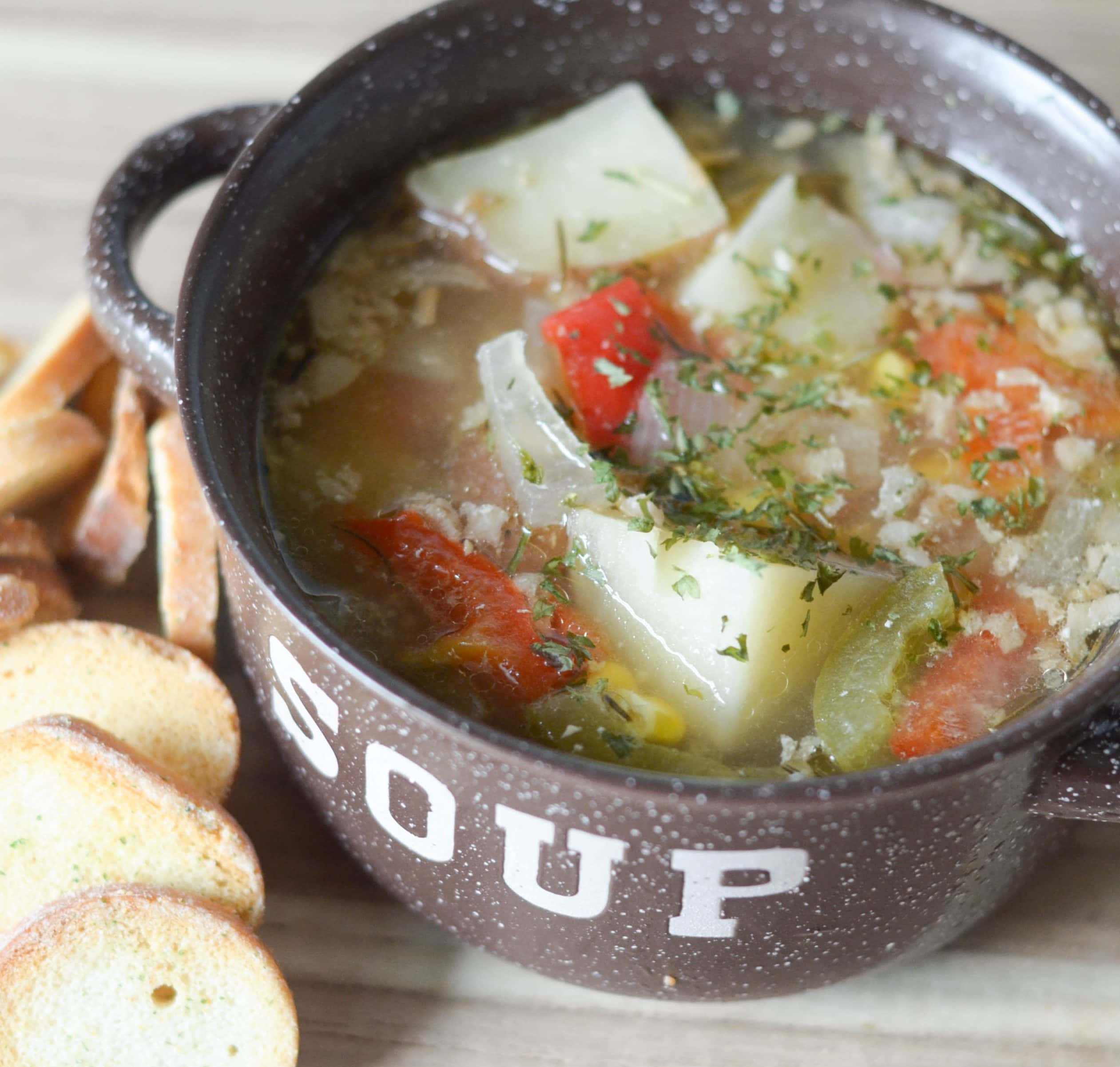 Slow Cooker Summer Vegetable Soup