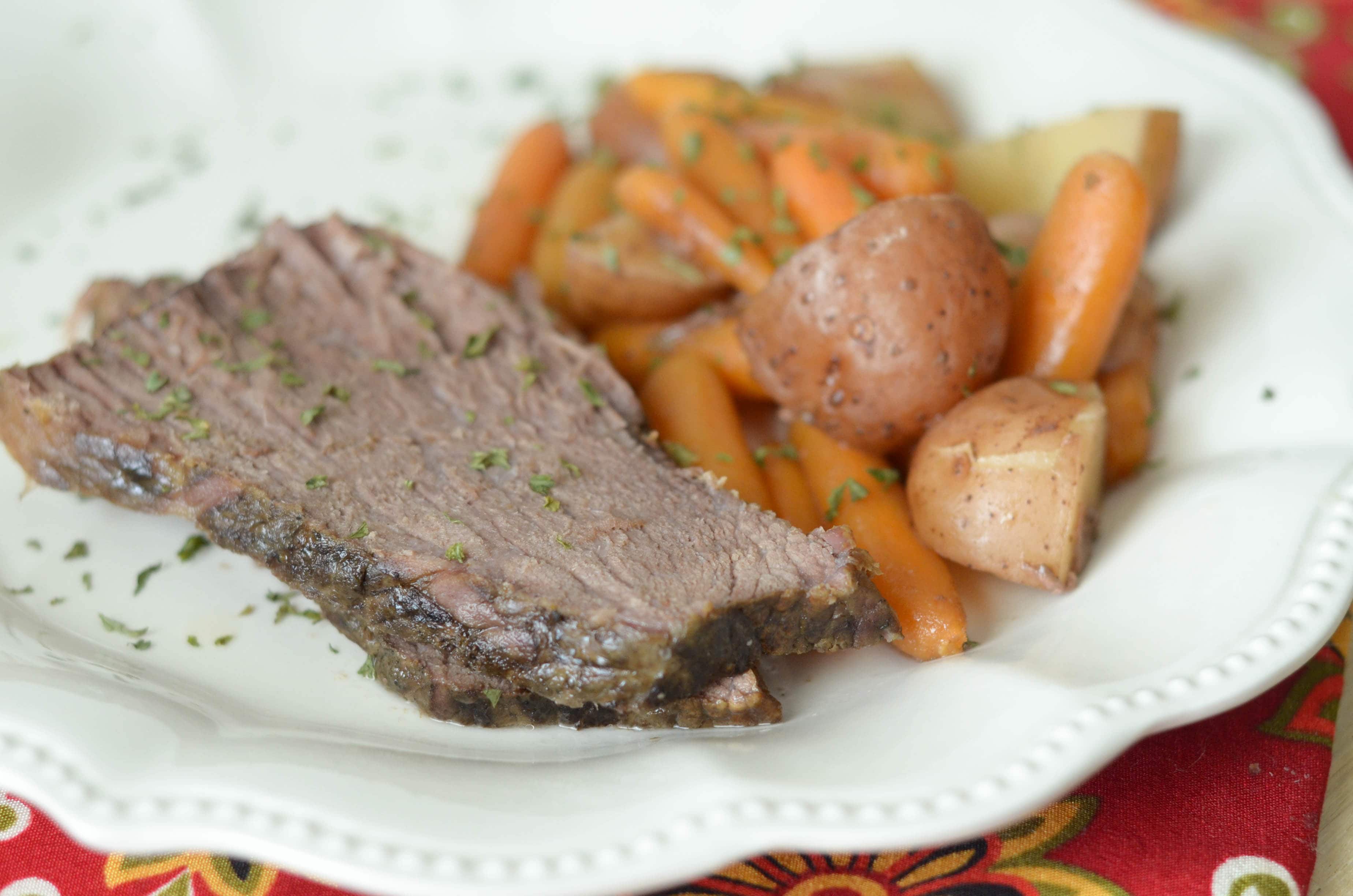 Slow Cooker Maple Roast