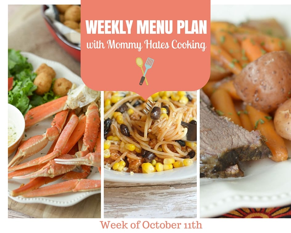 Weekly Menu Plan – Week of 10/11