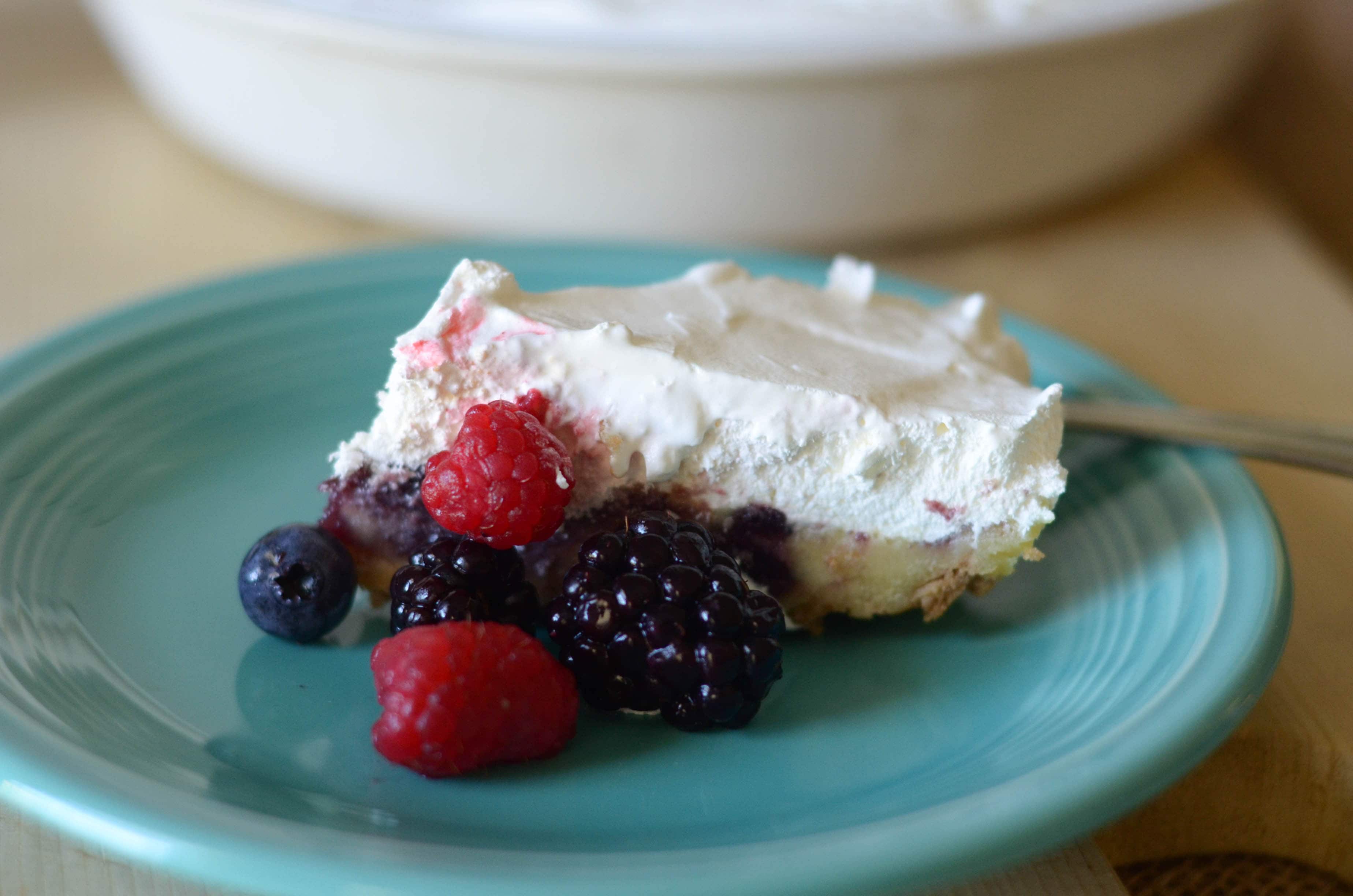 No-Bake Triple Berry Pie