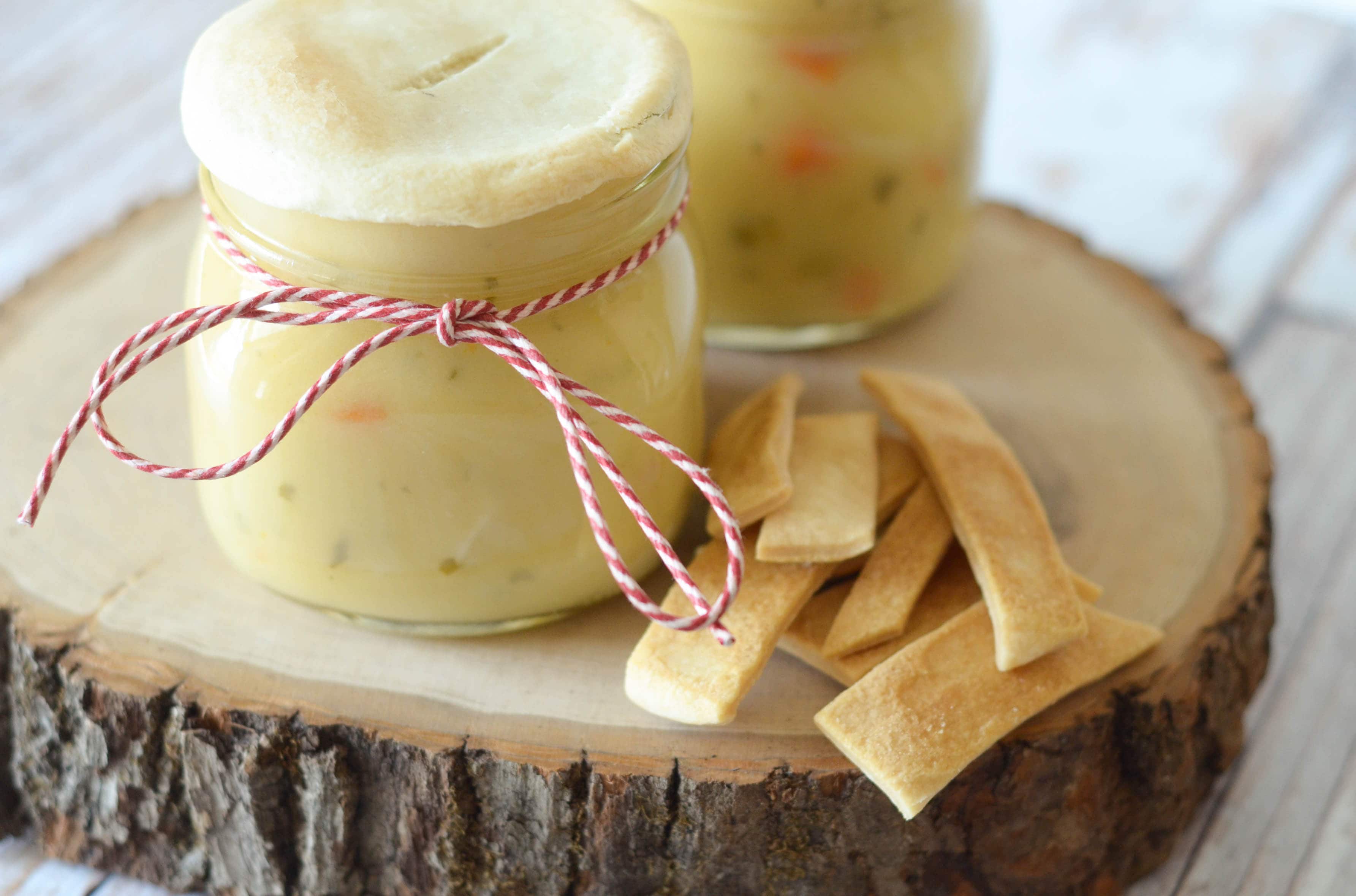 Chicken Pot Pies in a Jar