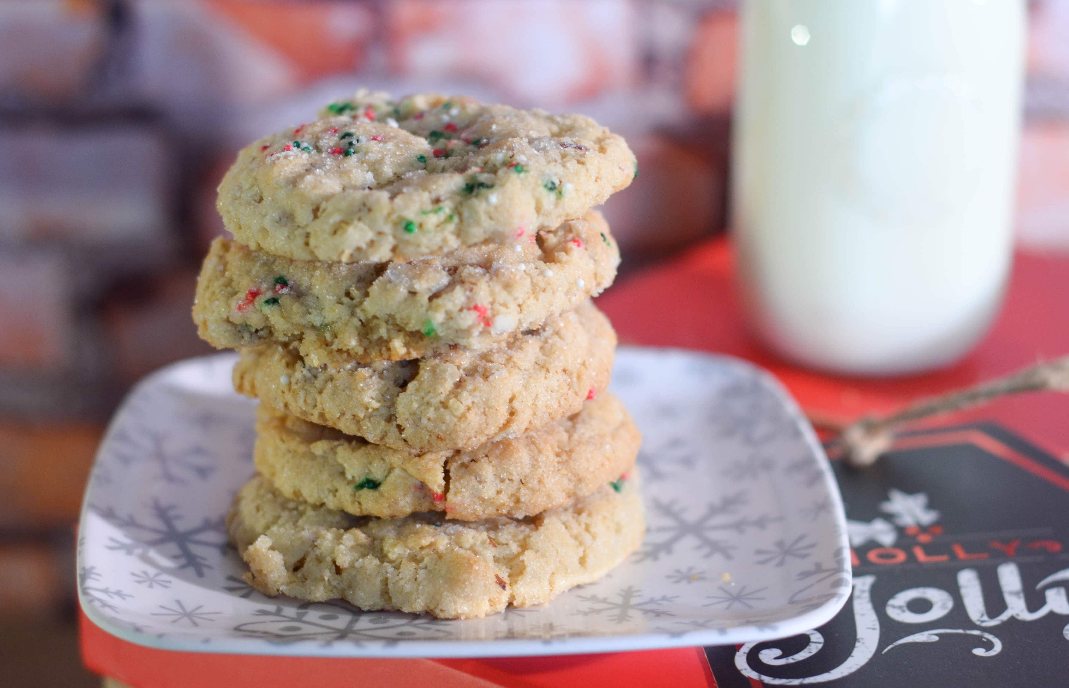 Classic Christmas Crinkle Cookies