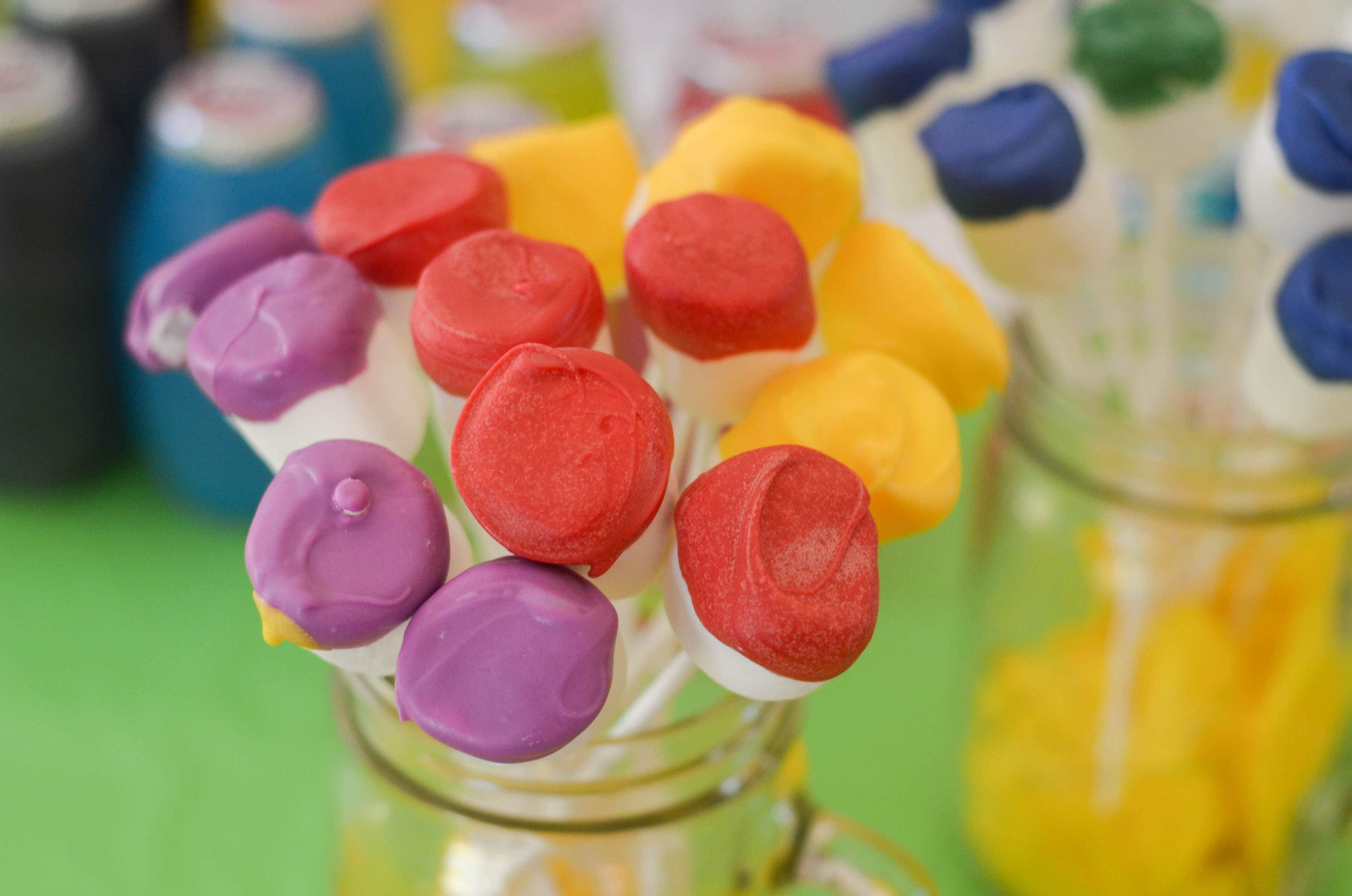 Chocolate Dipped Marshmallows with My Kids