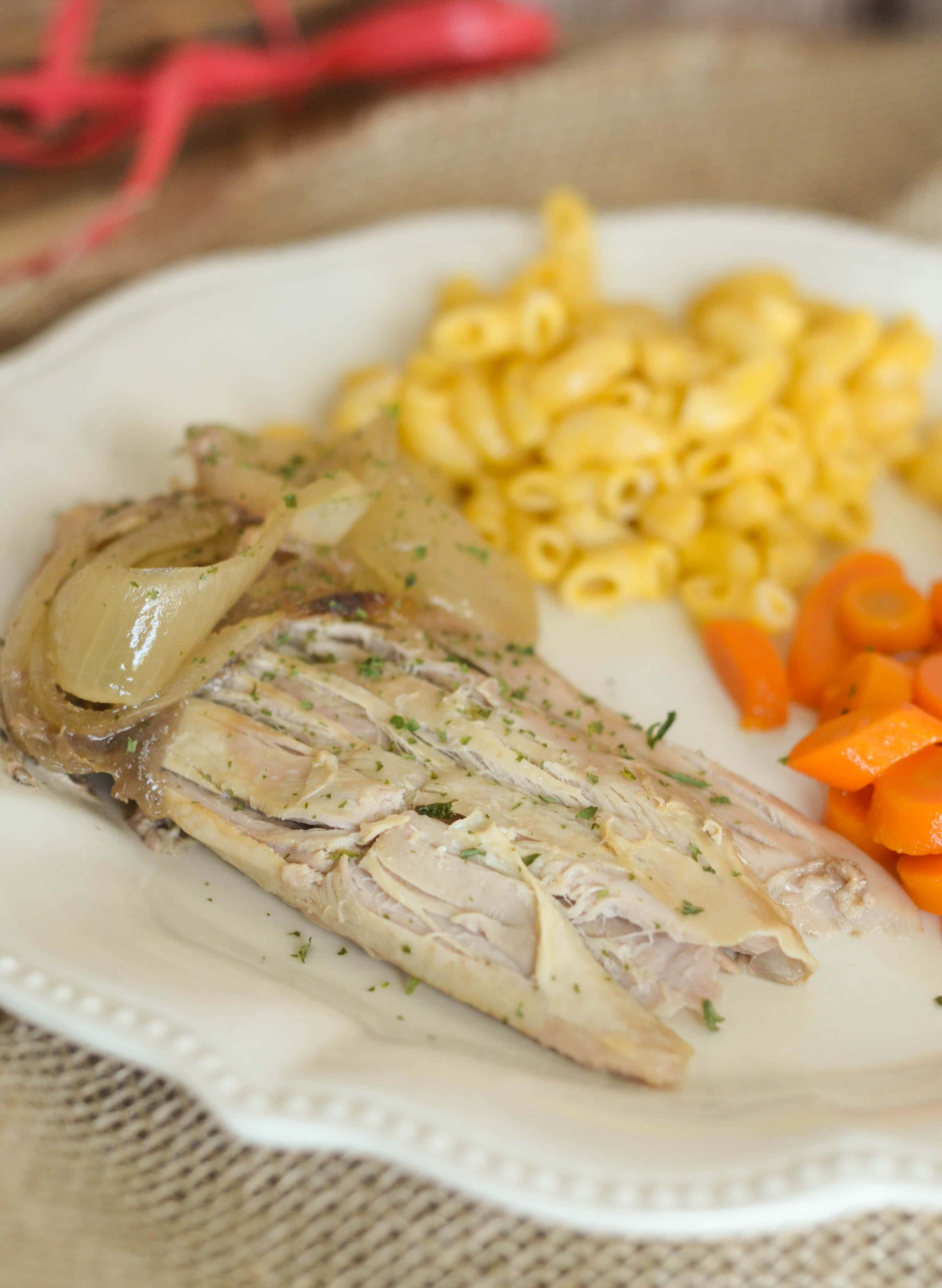 Slow Cooker Apple Cider Pork Loin