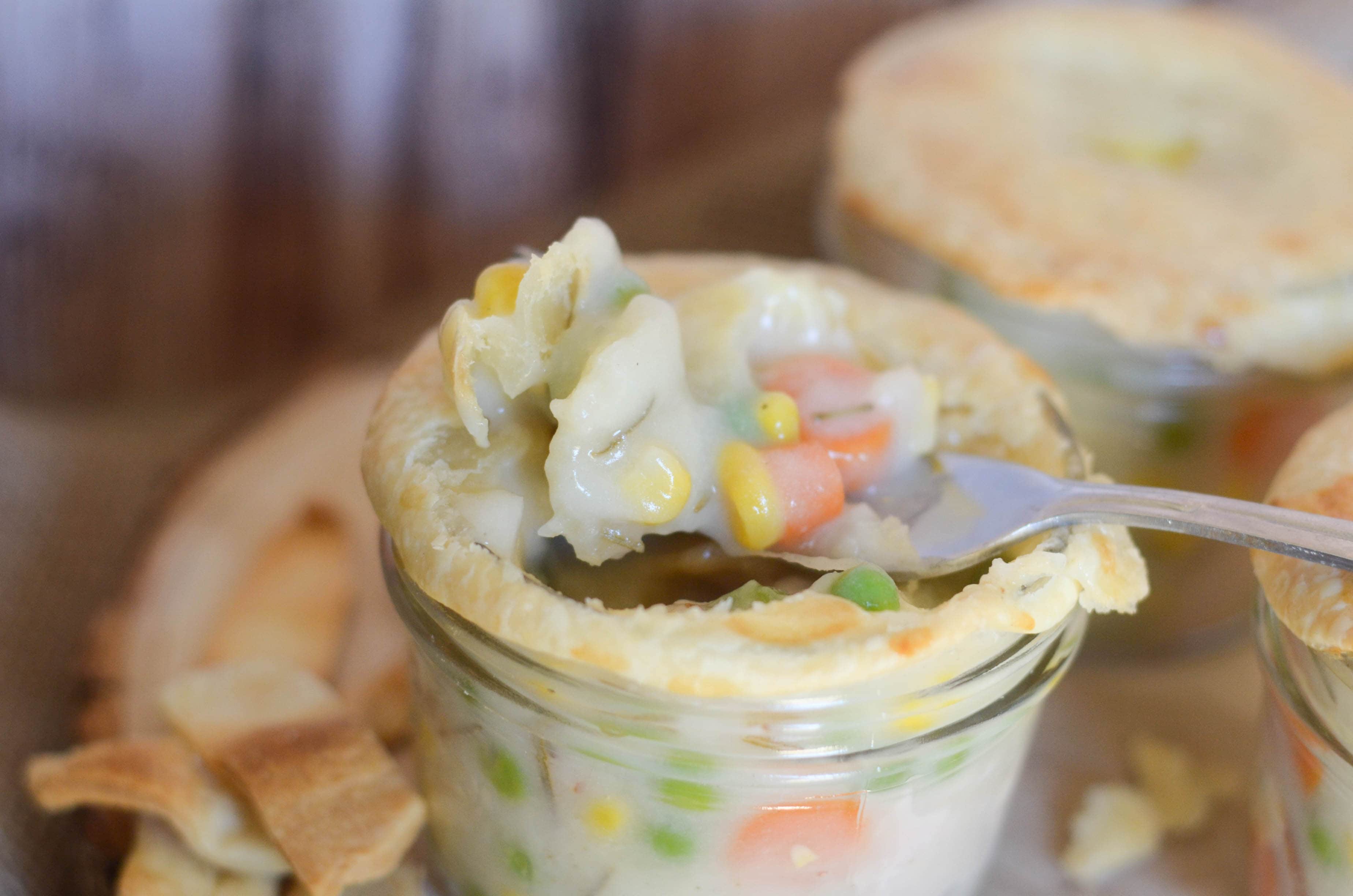 Turkey Pot Pies in a Jar