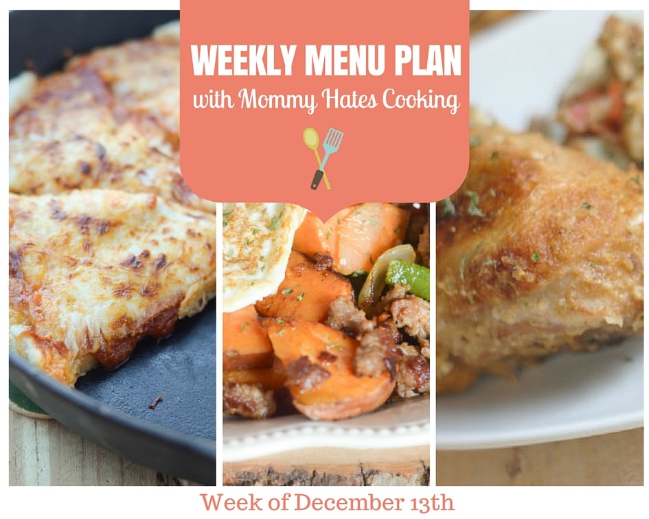 Weekly Menu Plan – Week of 12/13