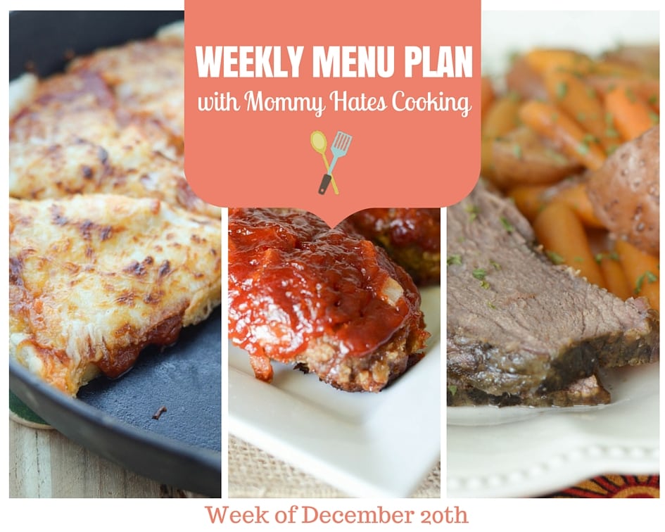 Weekly Menu Plan – Week of 12/20