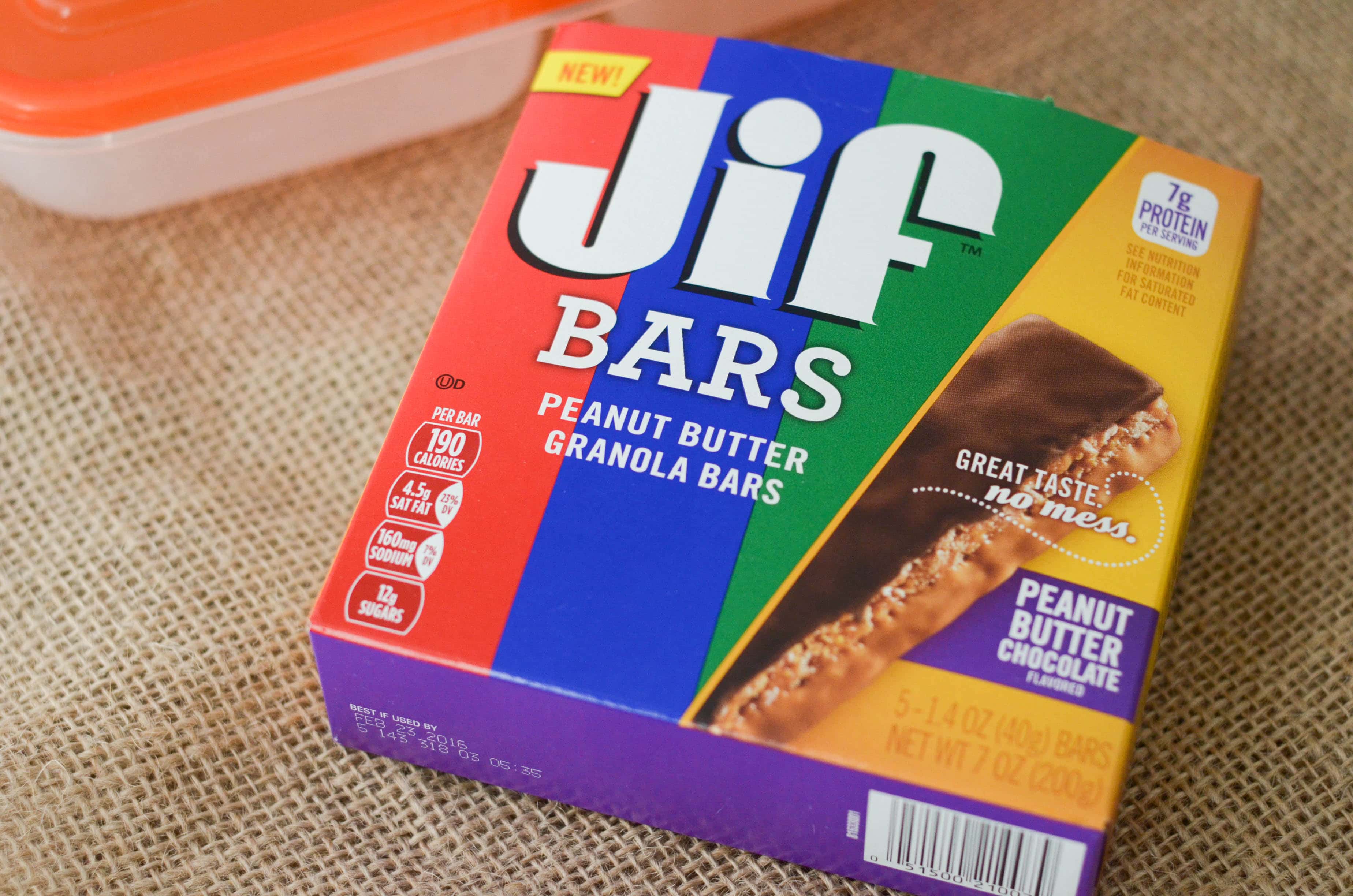 Protein Boost with Jif™ Bars Peanut Butter Chocolate