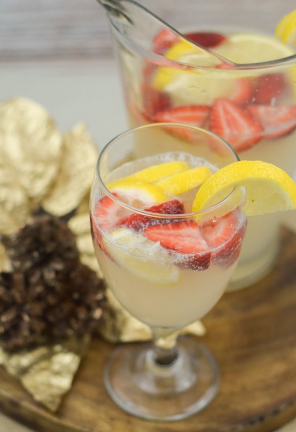 Lemon Berry Spritzer #SparklingHolidays #ad