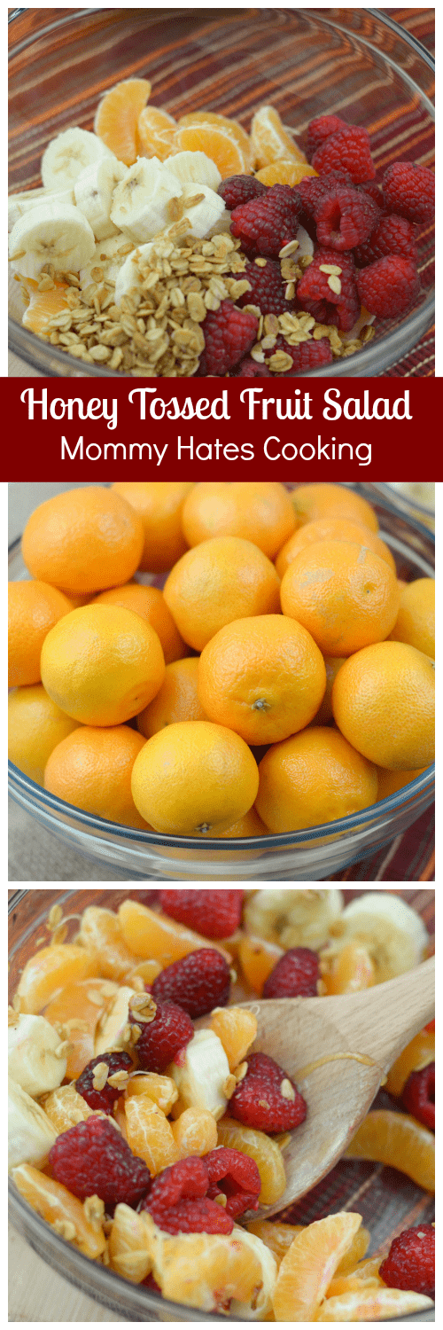 Honey Tossed Fruit Salad with Cuties #IWantCuties #SweetasCandy #ad