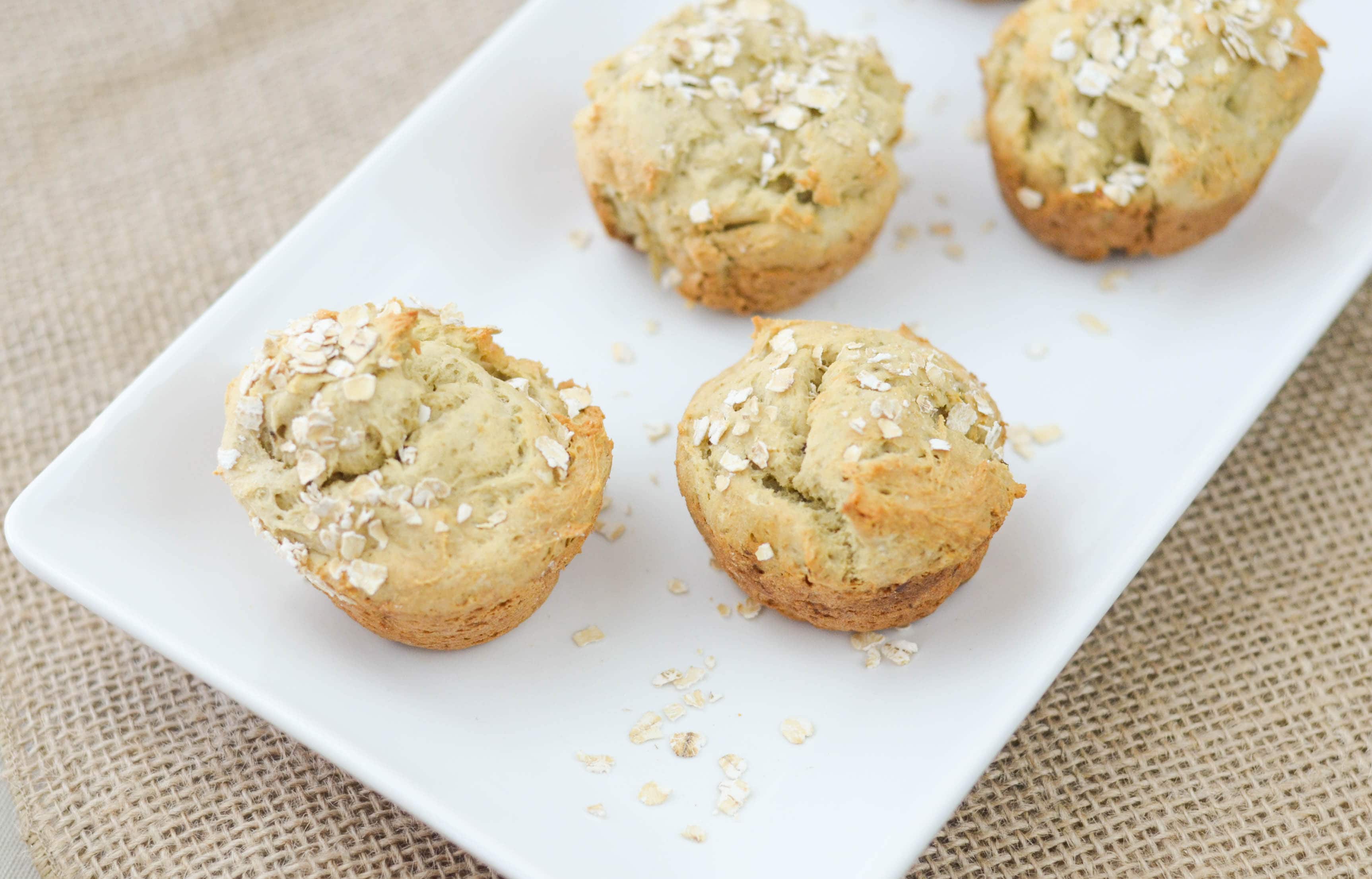 Peanut Butter Banana Muffins