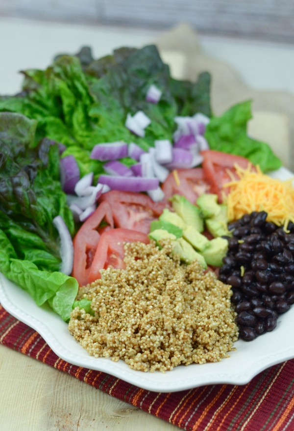 Quinoa Taco Salad #VillageHarvestInspired #Sponsored