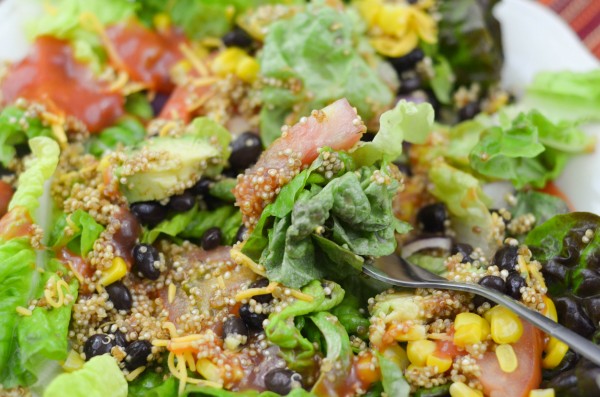 Quinoa Taco Salad #VillageHarvestInspired #Sponsored