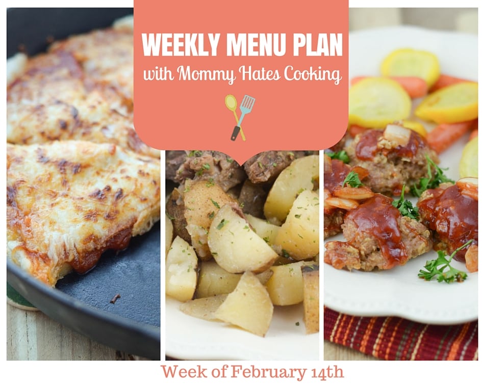Weekly Menu Plan – Week of February 14th