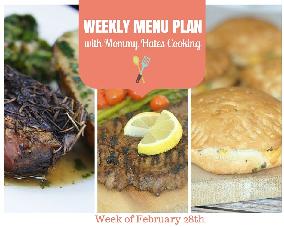 Weekly Menu Plan – Week of February 28th