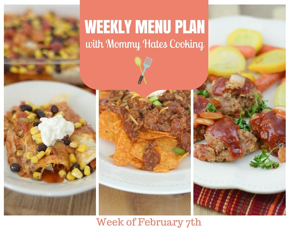 Weekly Menu Plan – Week of February 7th