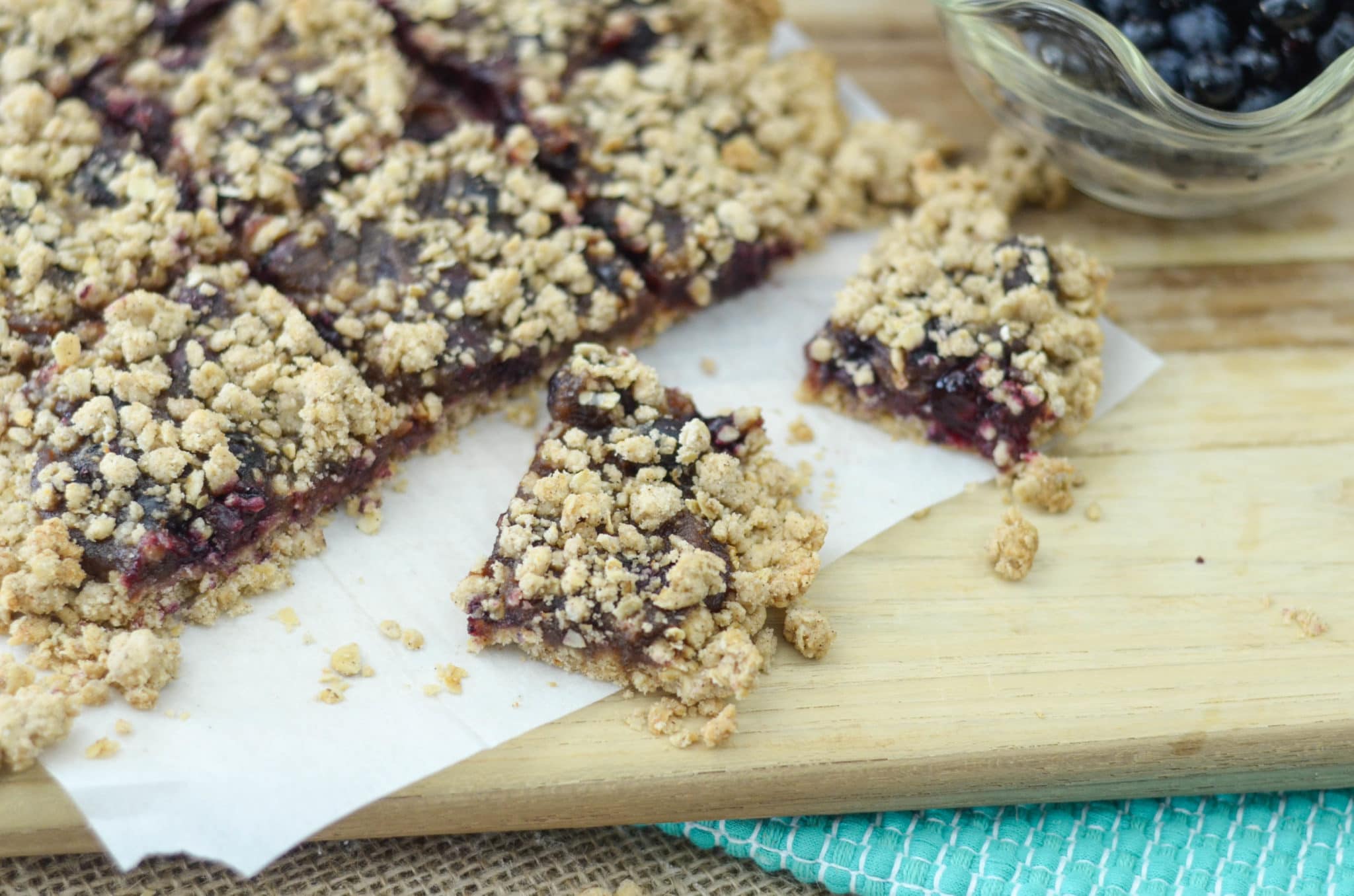 Blueberry Oatmeal Bars