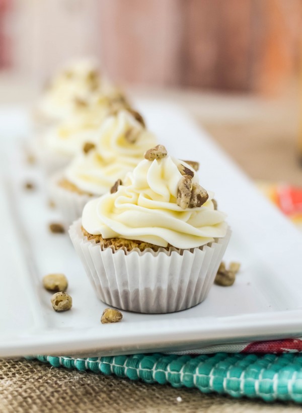 gluten free carrot cake cupcakes