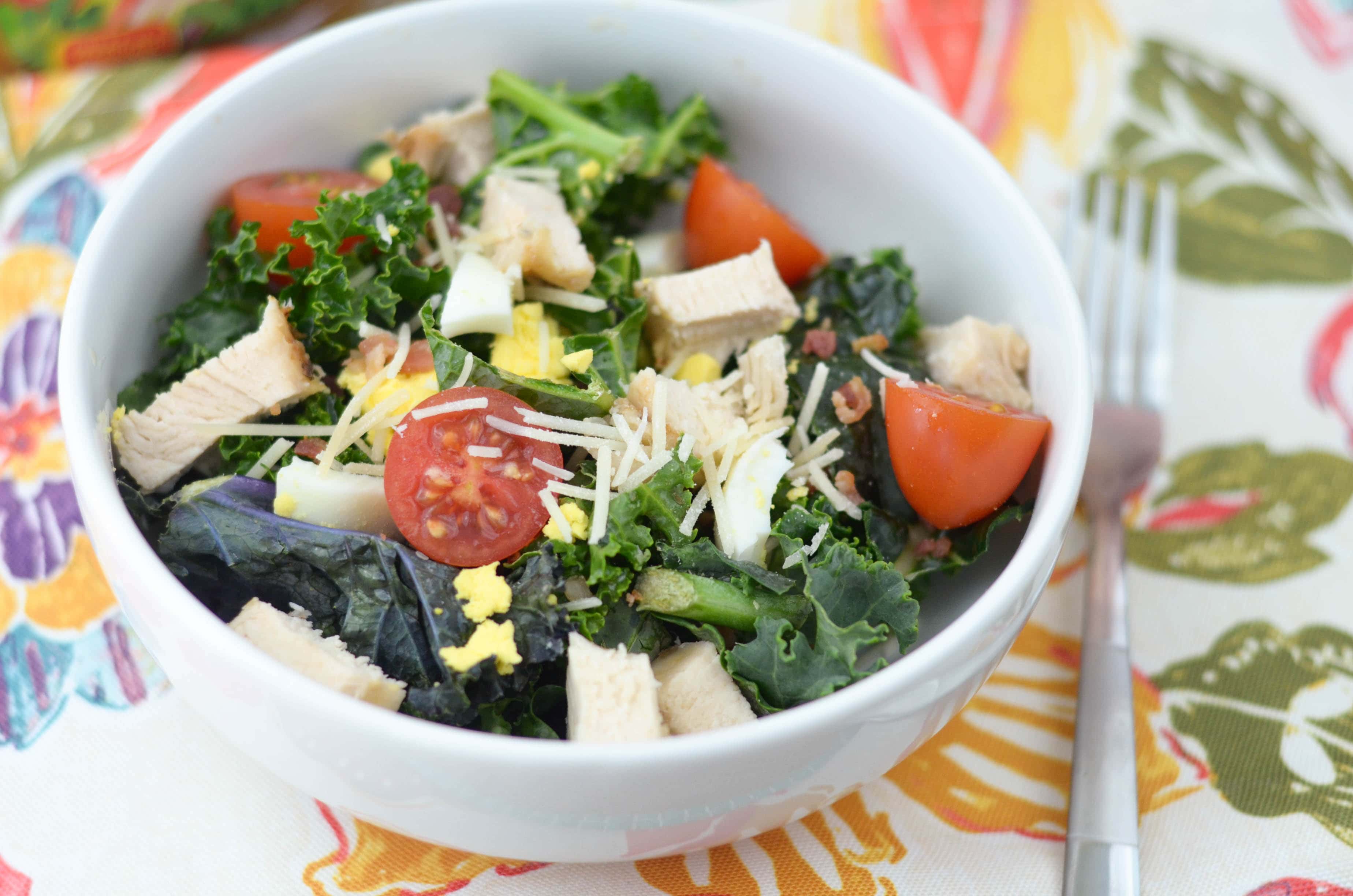 Grilled Chicken Kale Salad