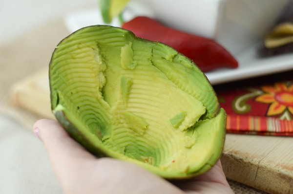 spicy guacamole dip - avocados