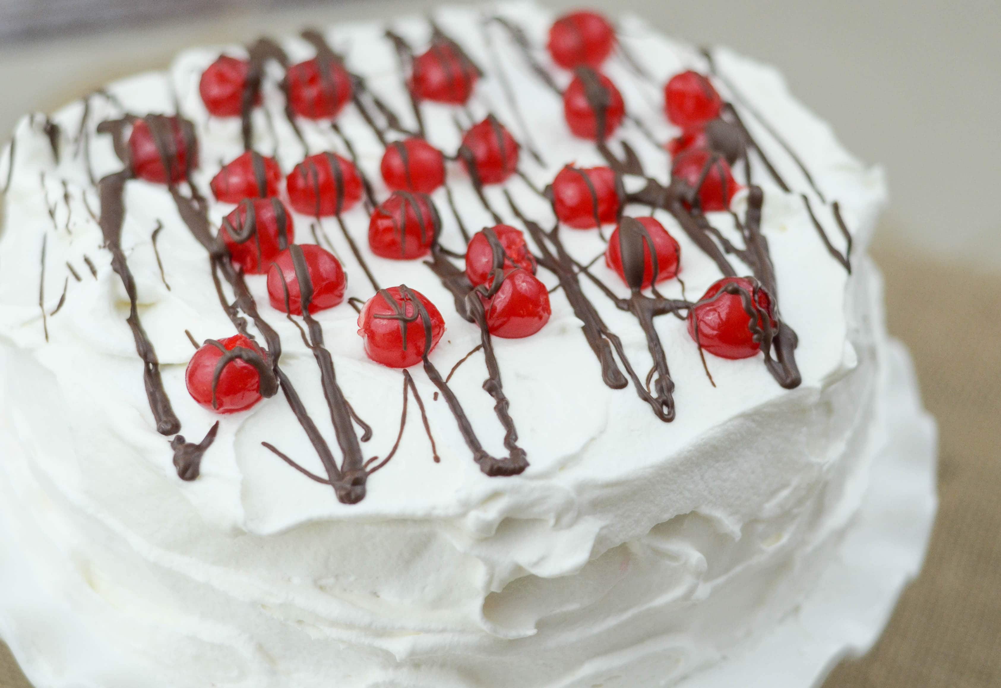 Cherry Cheesecake Ice Cream Cake
