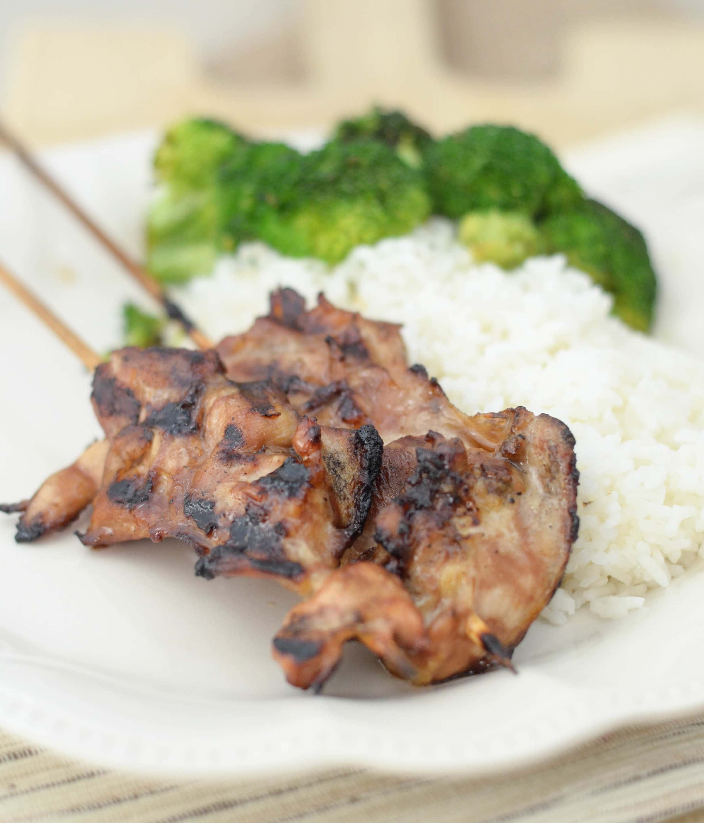 Gluten-Free Chicken Teriyaki Skewers