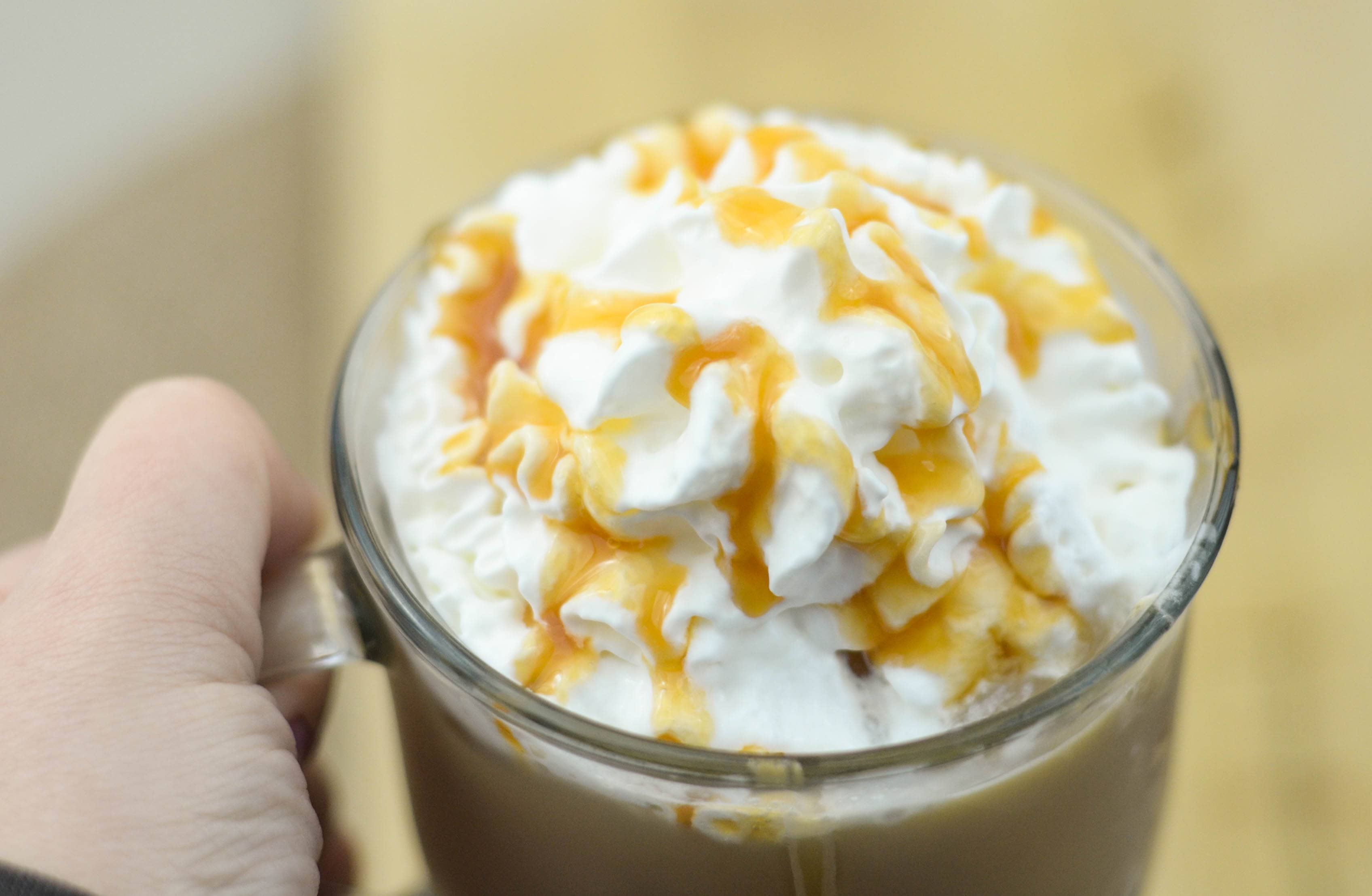 Instant Coffee Iced Caramel Latte
