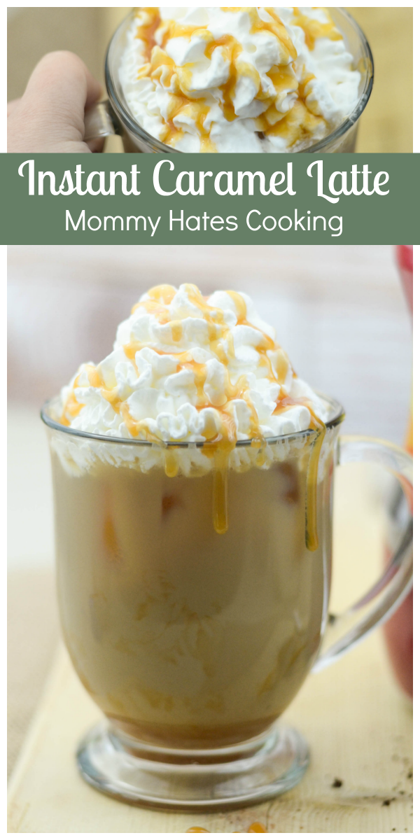 Insant Coffee Caramel Latte - I show you How to Make an Instant Caramel Latte using Instant Coffee. This can be made in just under a minute!