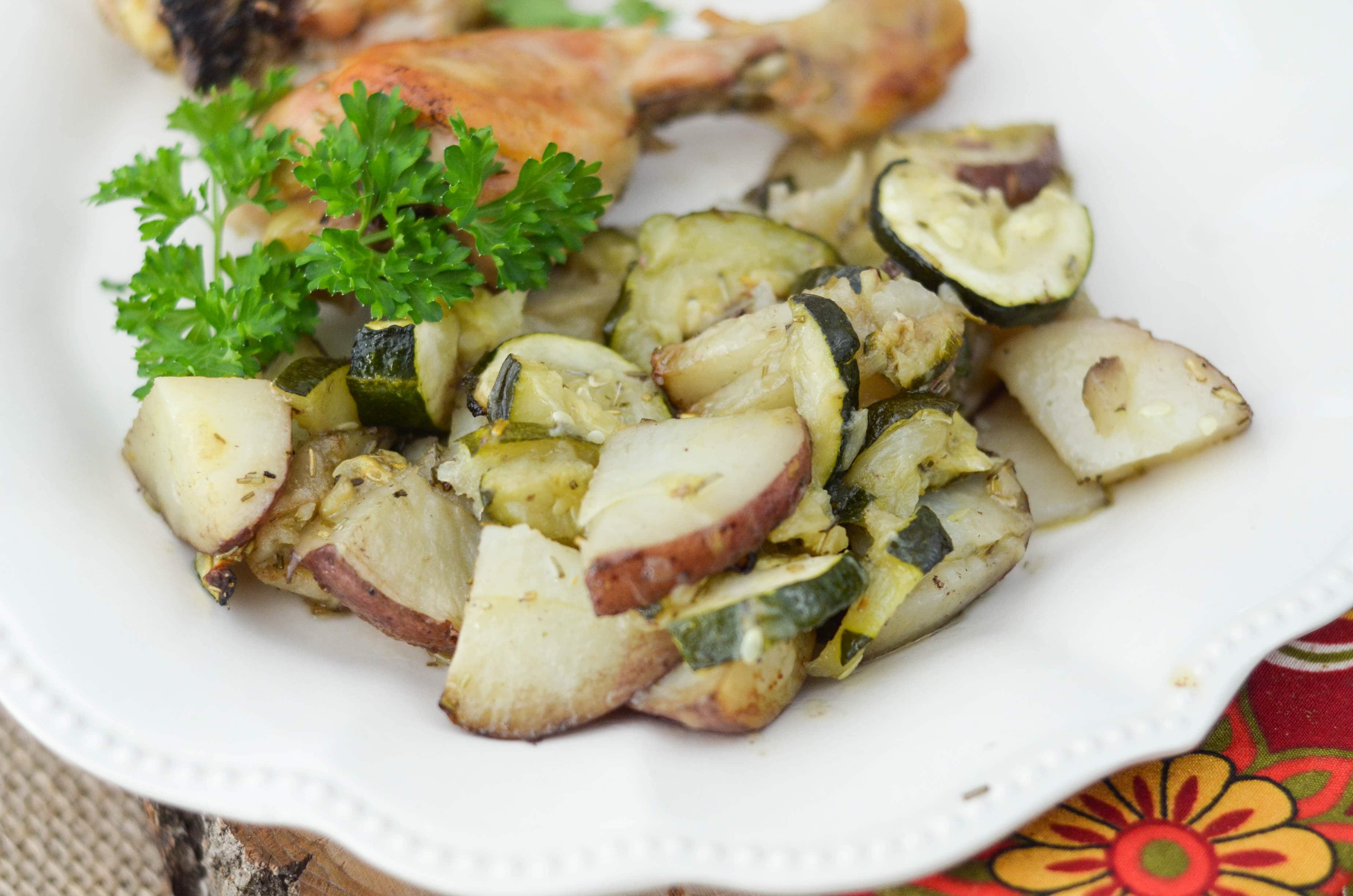 Rosemary Zucchini & Potatoes