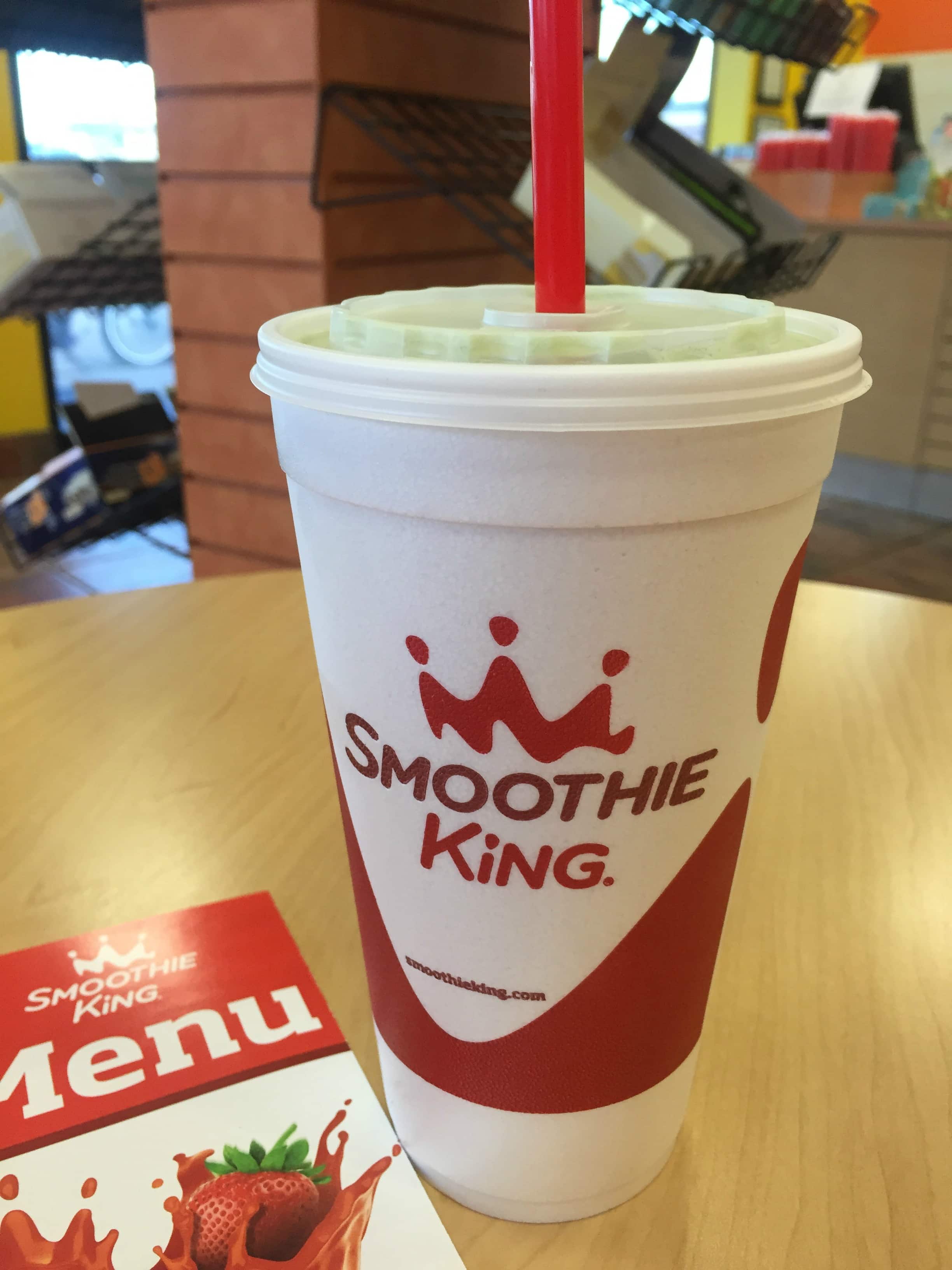 Apple Kiwi Kale Smoothie with Smoothie King