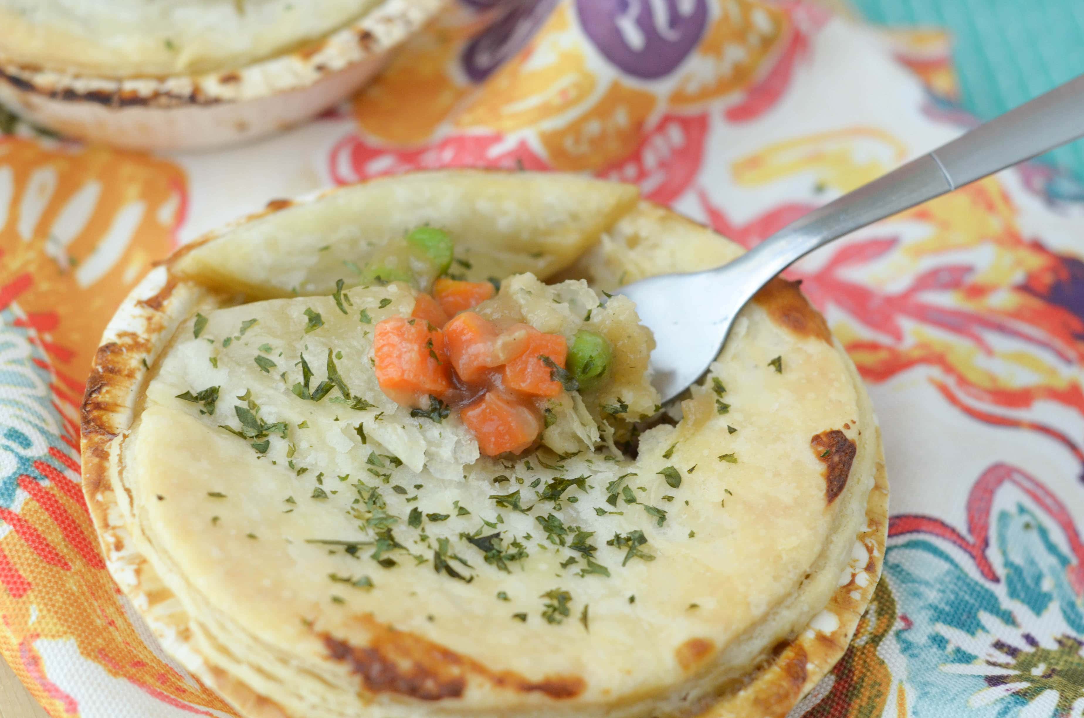 Enjoying Blake’s All Natural Pot Pies