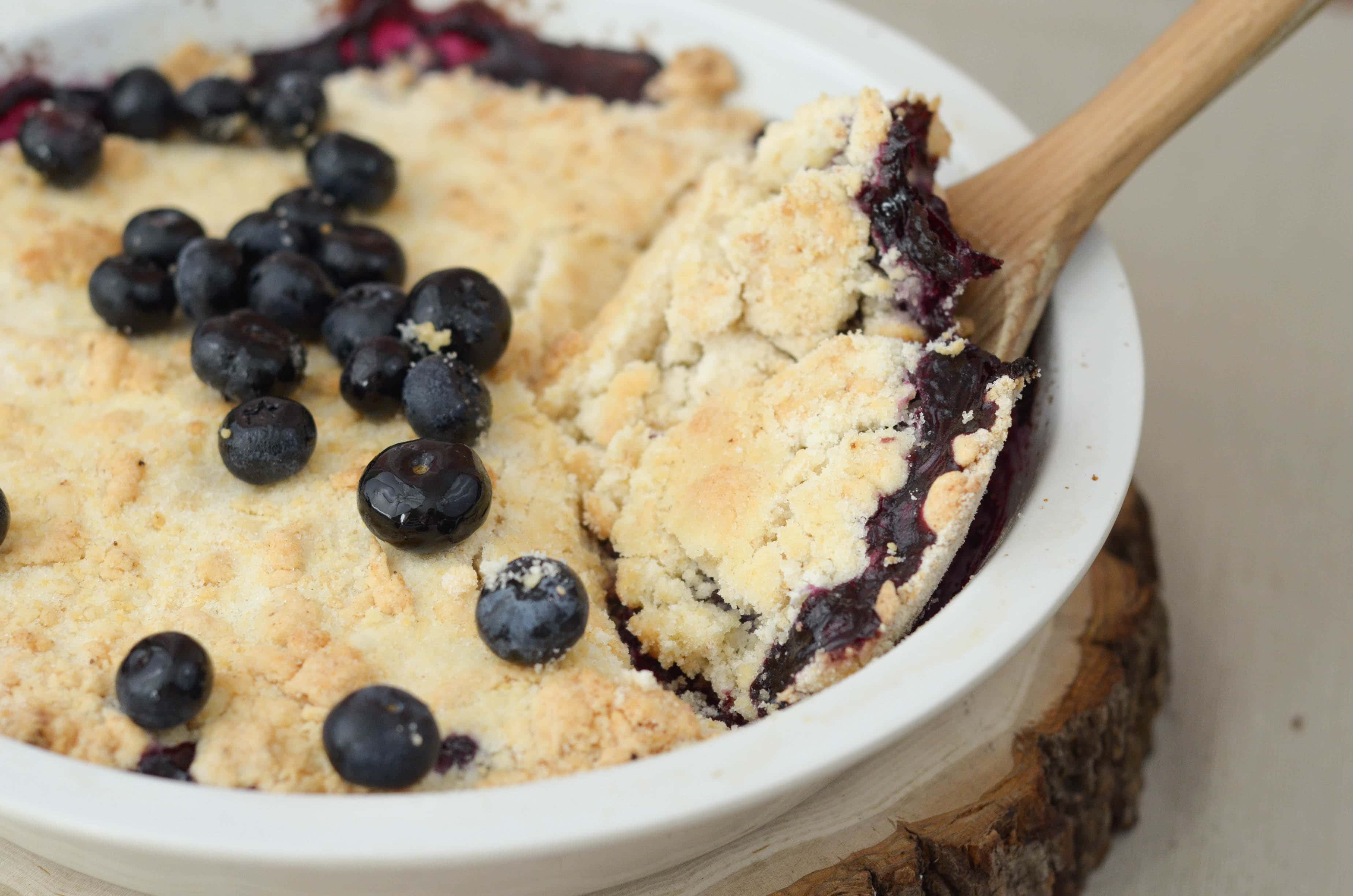 Blueberry Crumb Cobbler