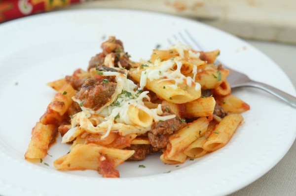 Homestyle Cheesy Penne #SimmeredinTradition #ad