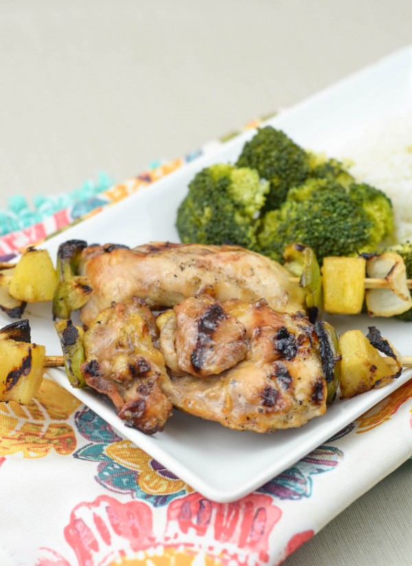 Sweet and Sour Chicken Skewers