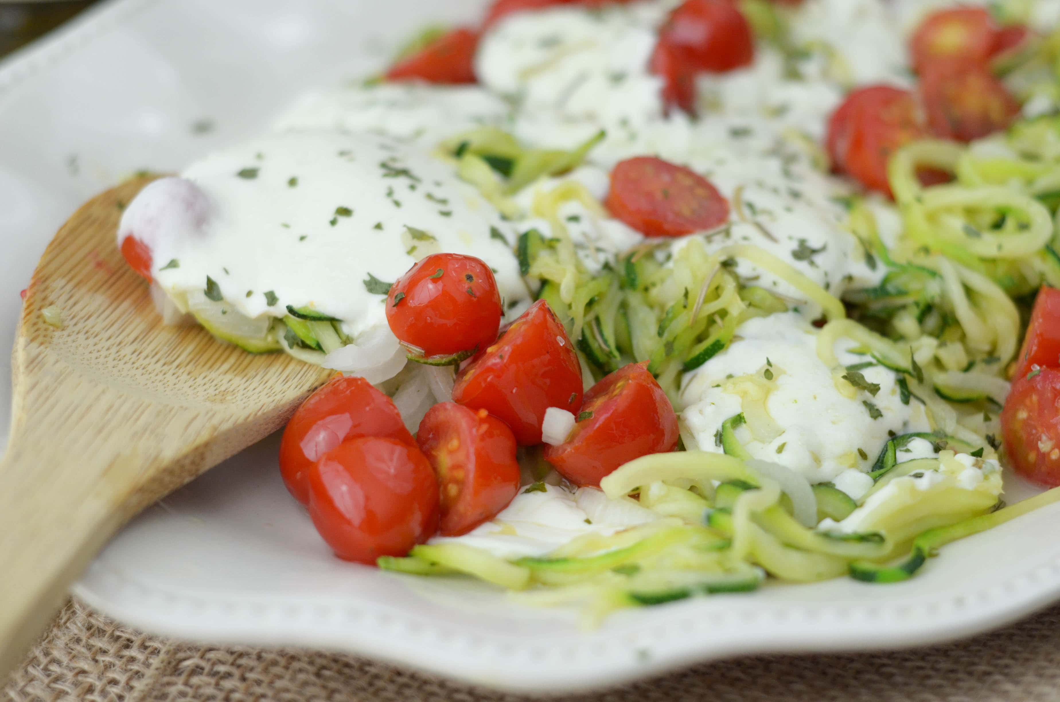 Cheesy Baked Zoodles