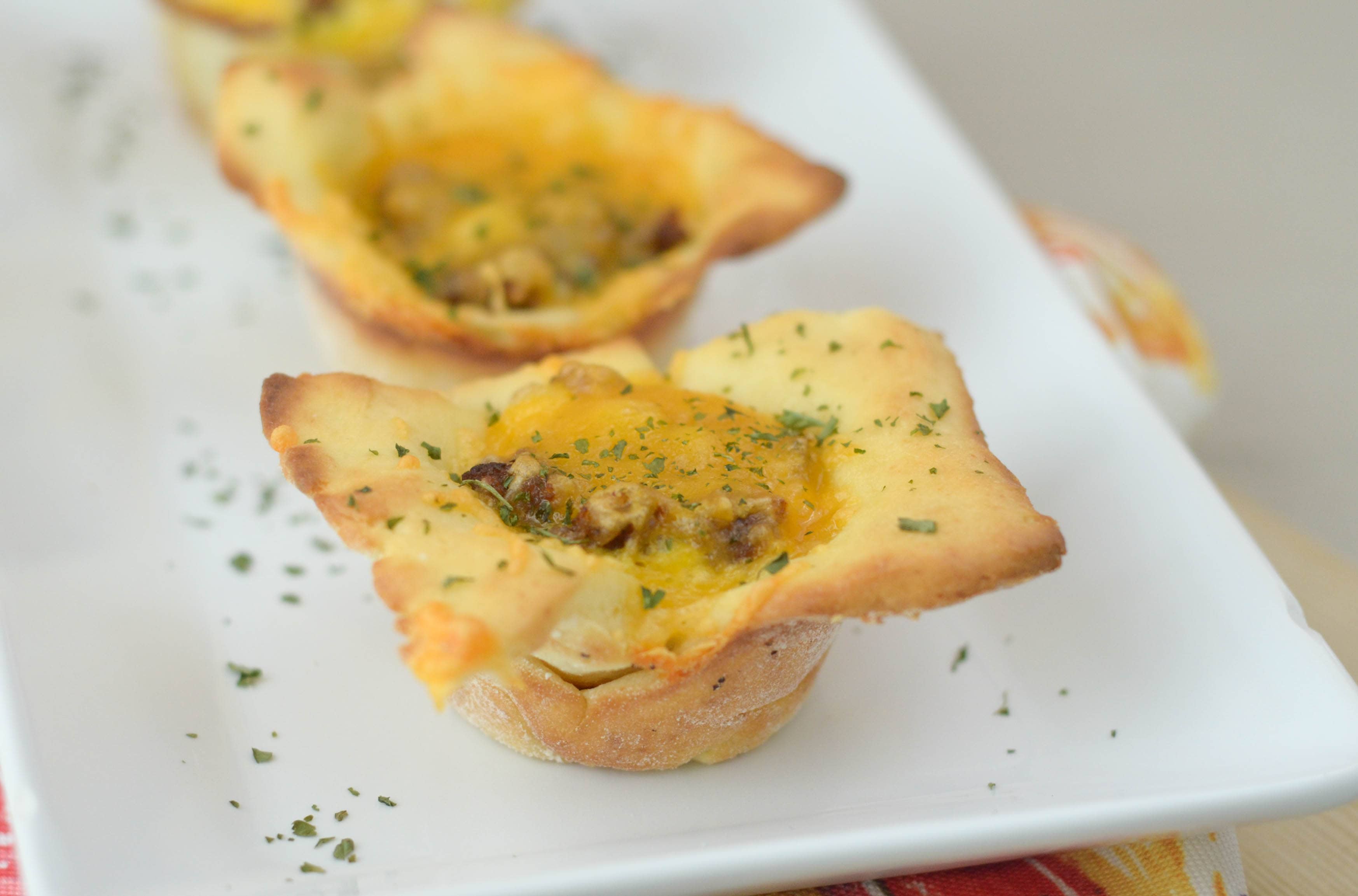 Gluten Free Breakfast Pizza Cups