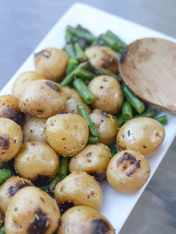 pellet grill green beans and potatoes