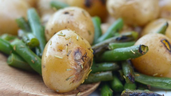 Image for Grilled Small Potatoes & Green Beans